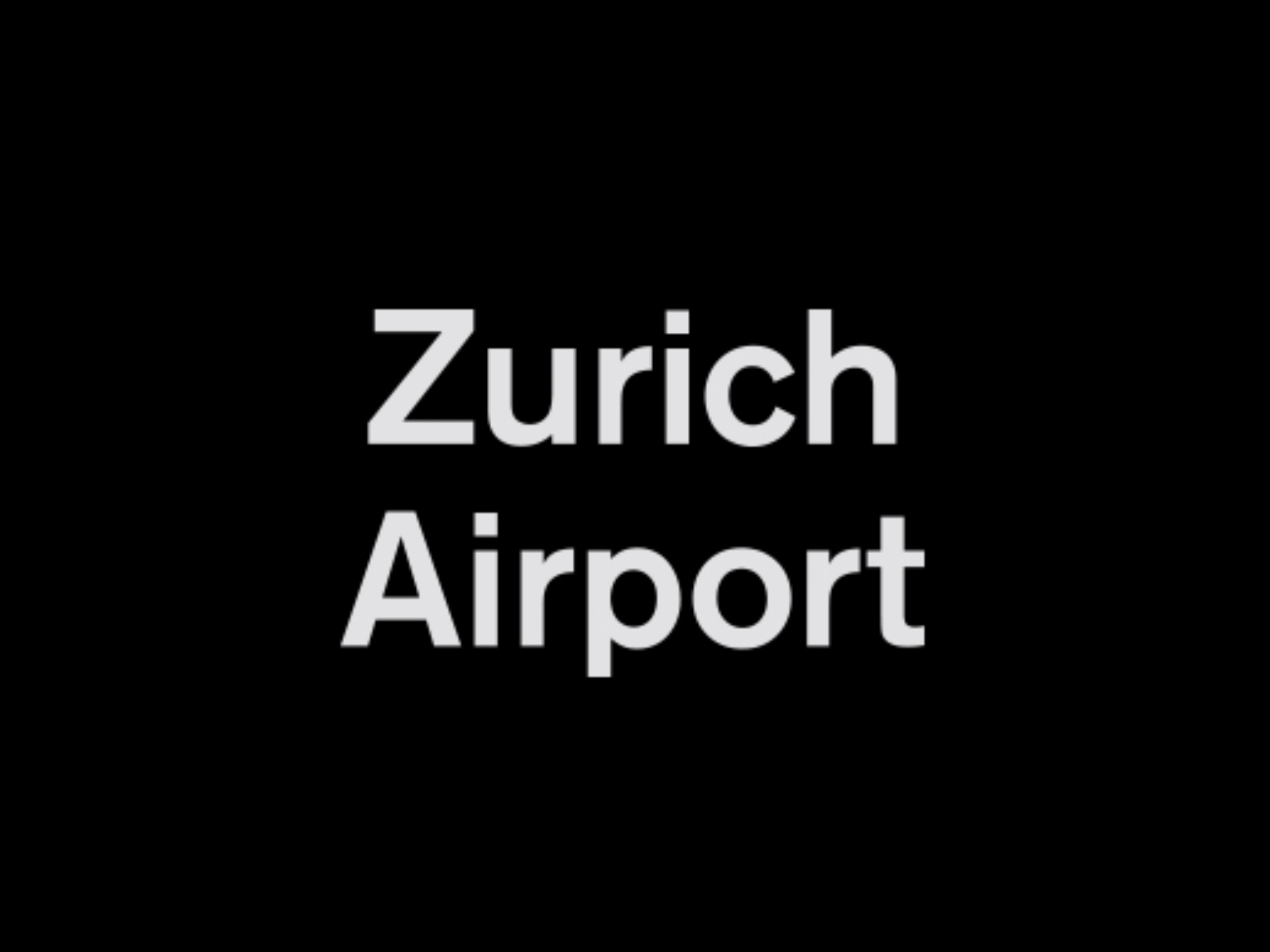 Zurich Airport Logo
