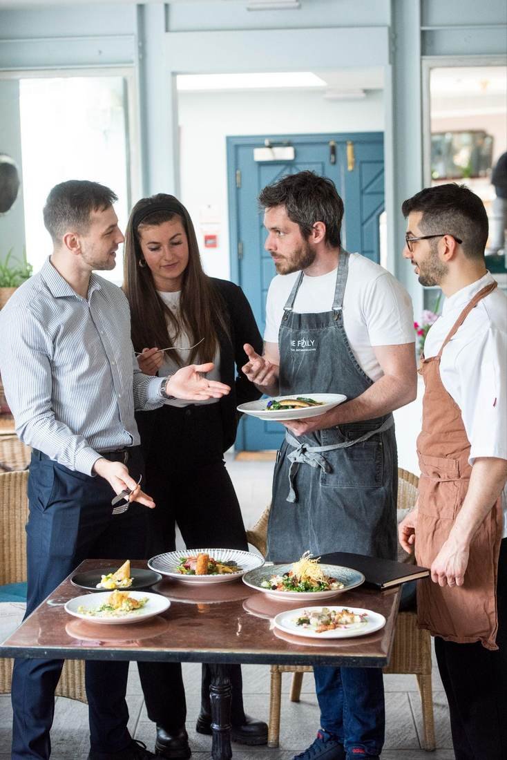 Head chef and the team