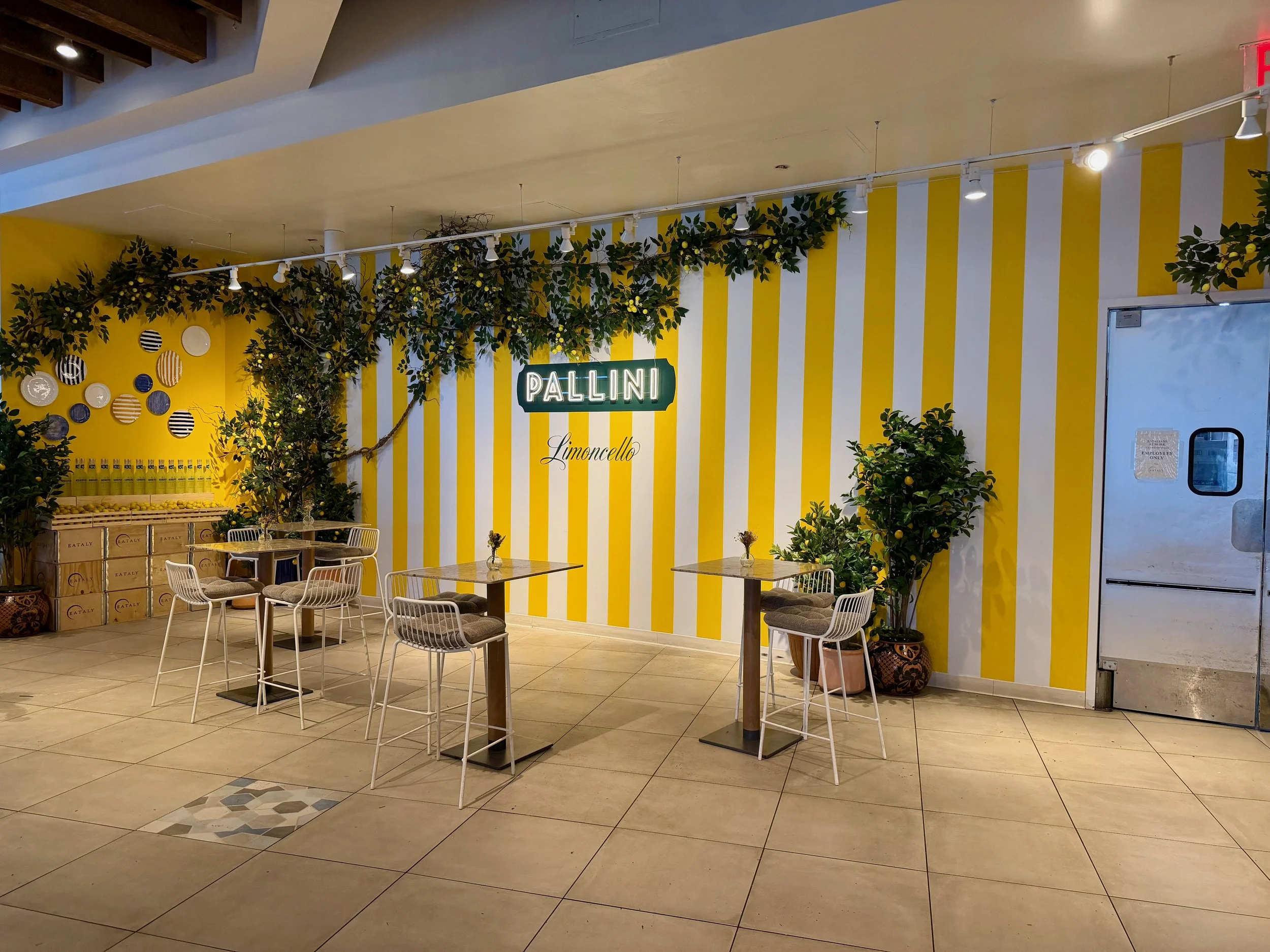 Pallini Pop-up bar at Eataly NY
