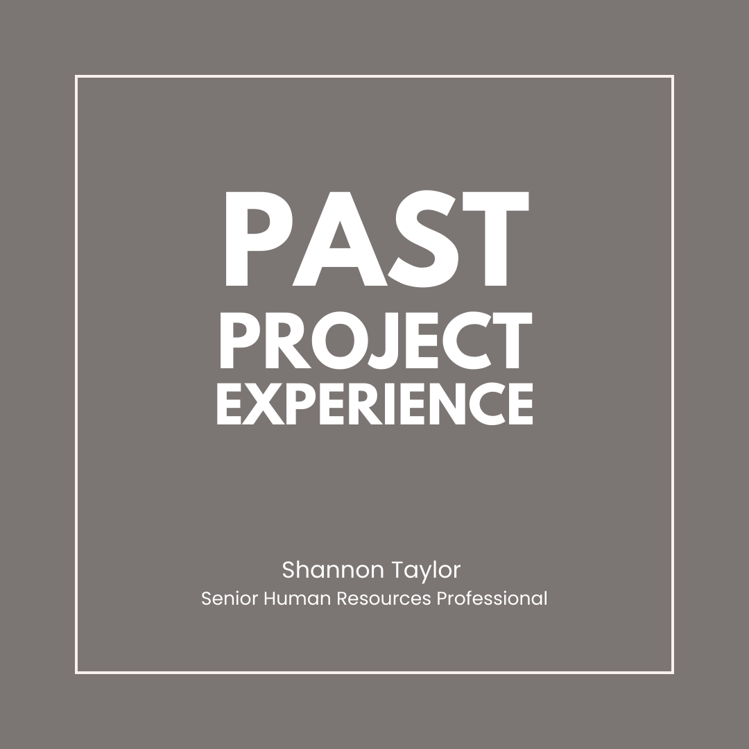 Training and Development Projects