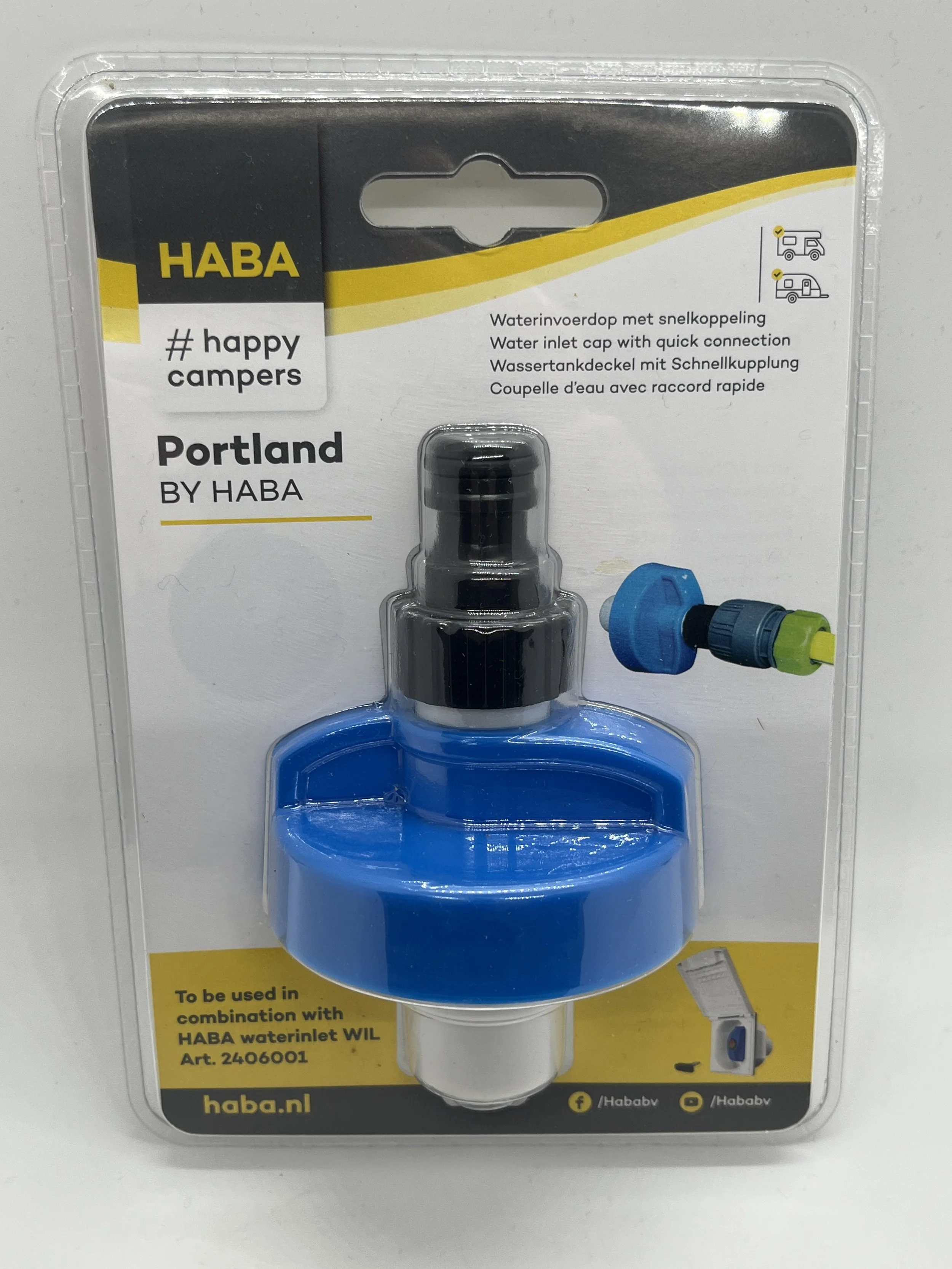 Water Inlet Filler Cap with Hose Connector - Portland - Please read description fully before purchasing!