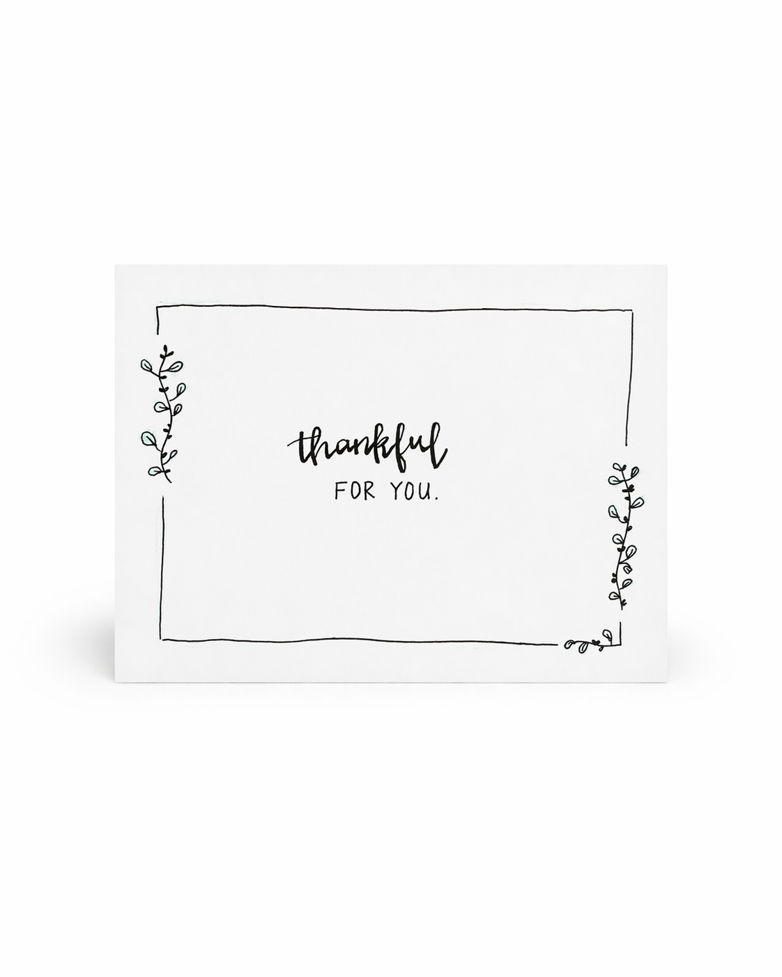 Thankful For You Card