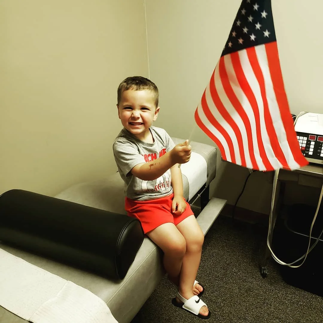 Mason with flag.jpg