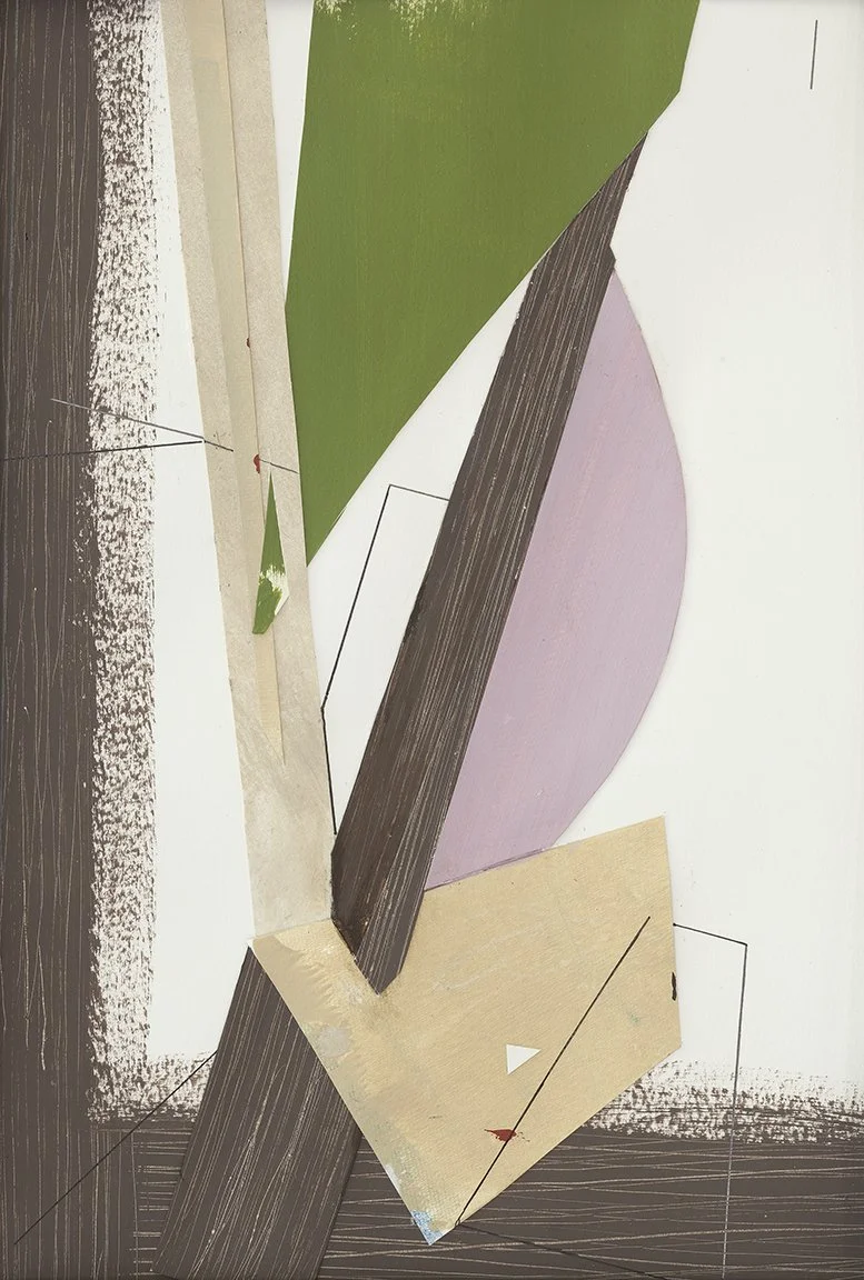 "Unearthed", mixed media on paper, 18" x 12", unframed, 2026