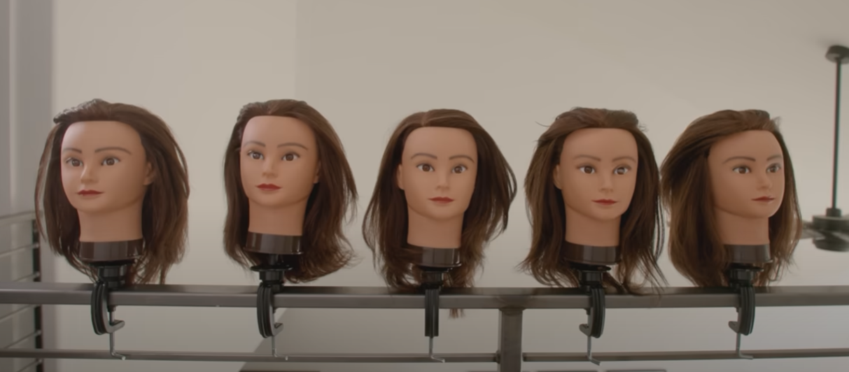 5 mannequins used in the experiment