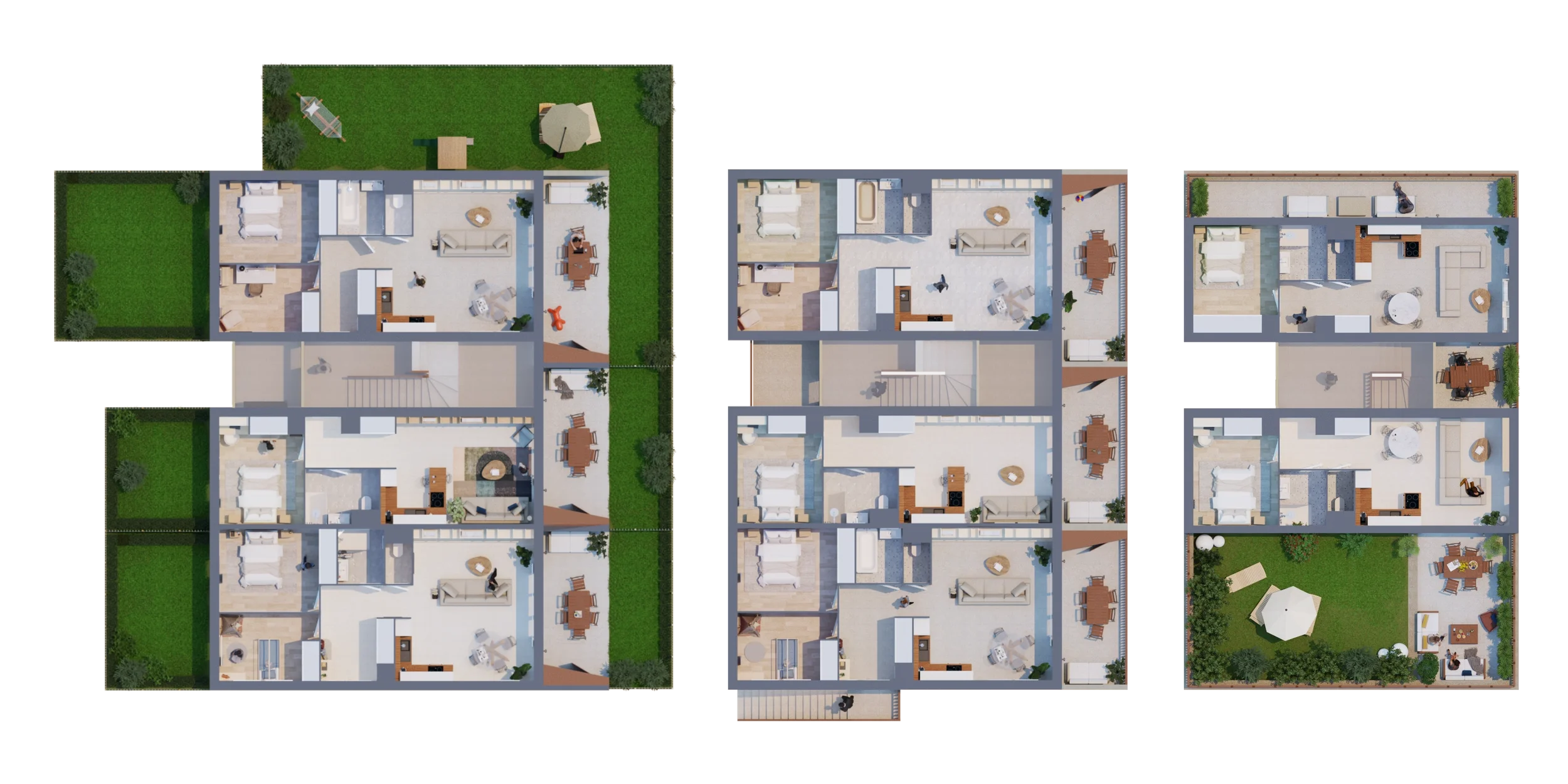 Immeuble neuf plans étages commercialisation
