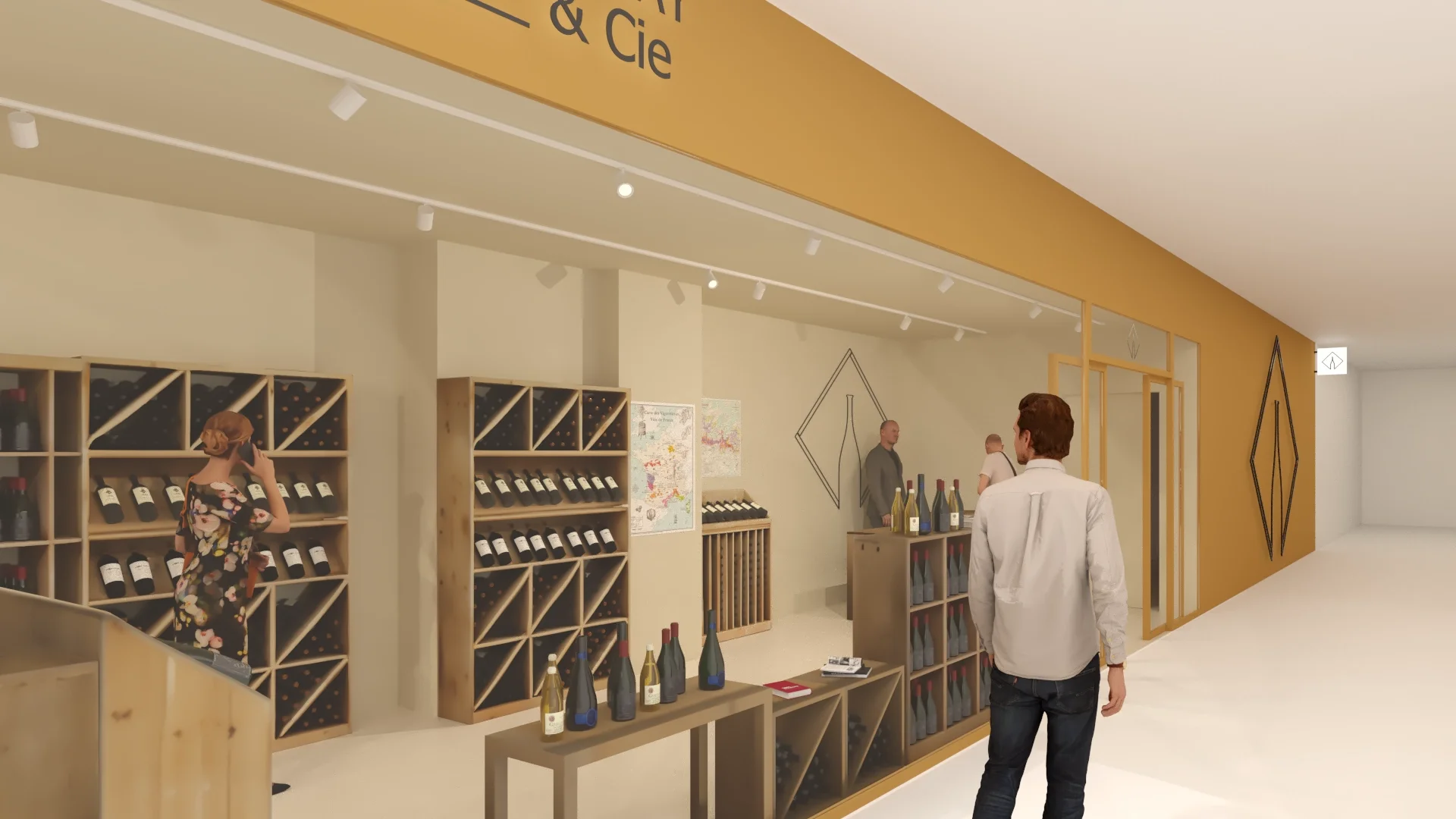 Rénovation local commercial Halles Paul Bocuse Lyon