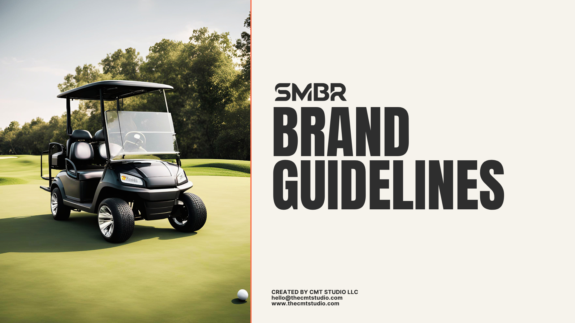 SMBR Golf Brand Identity