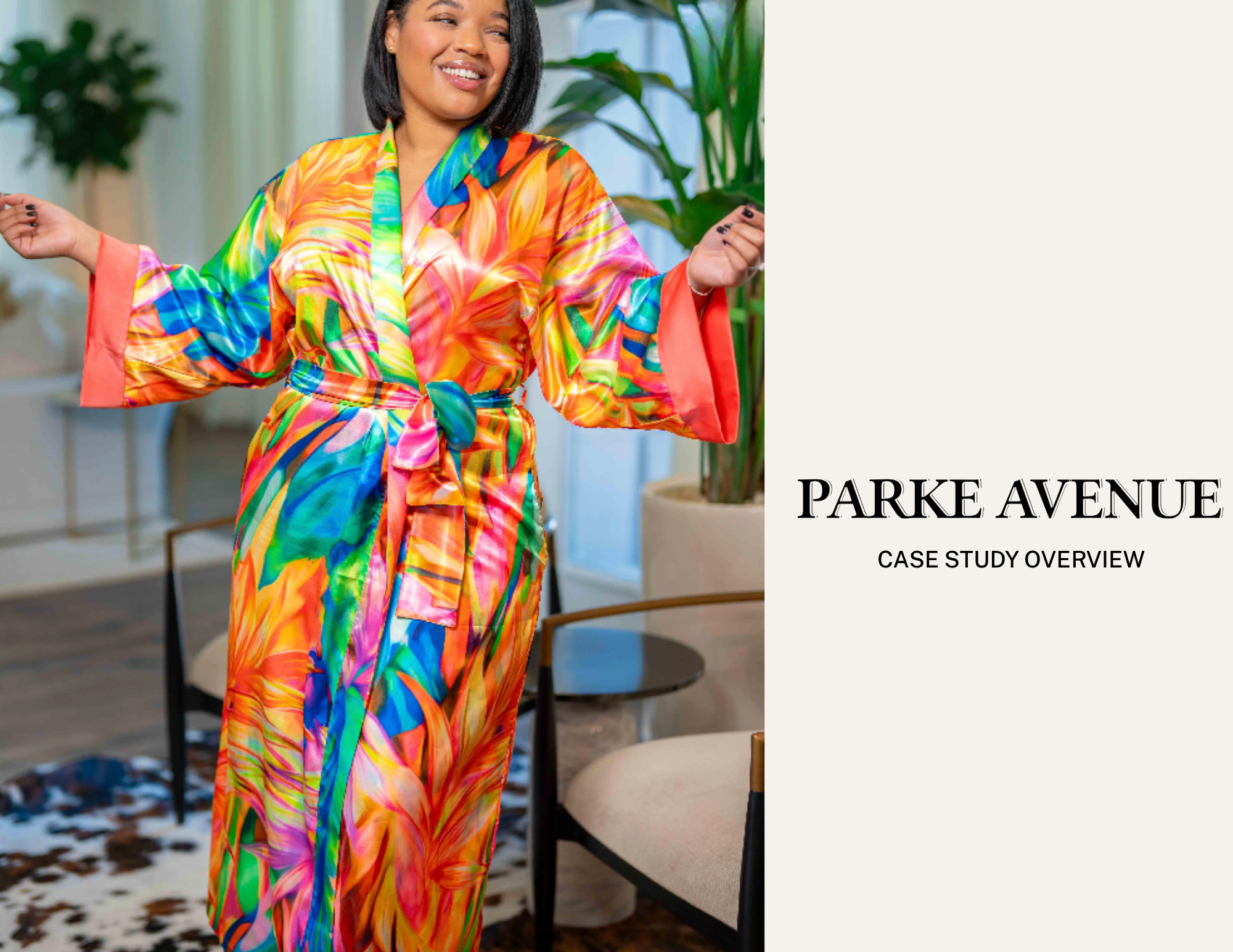 PARK AVENUE - Influencer Satin Robe
