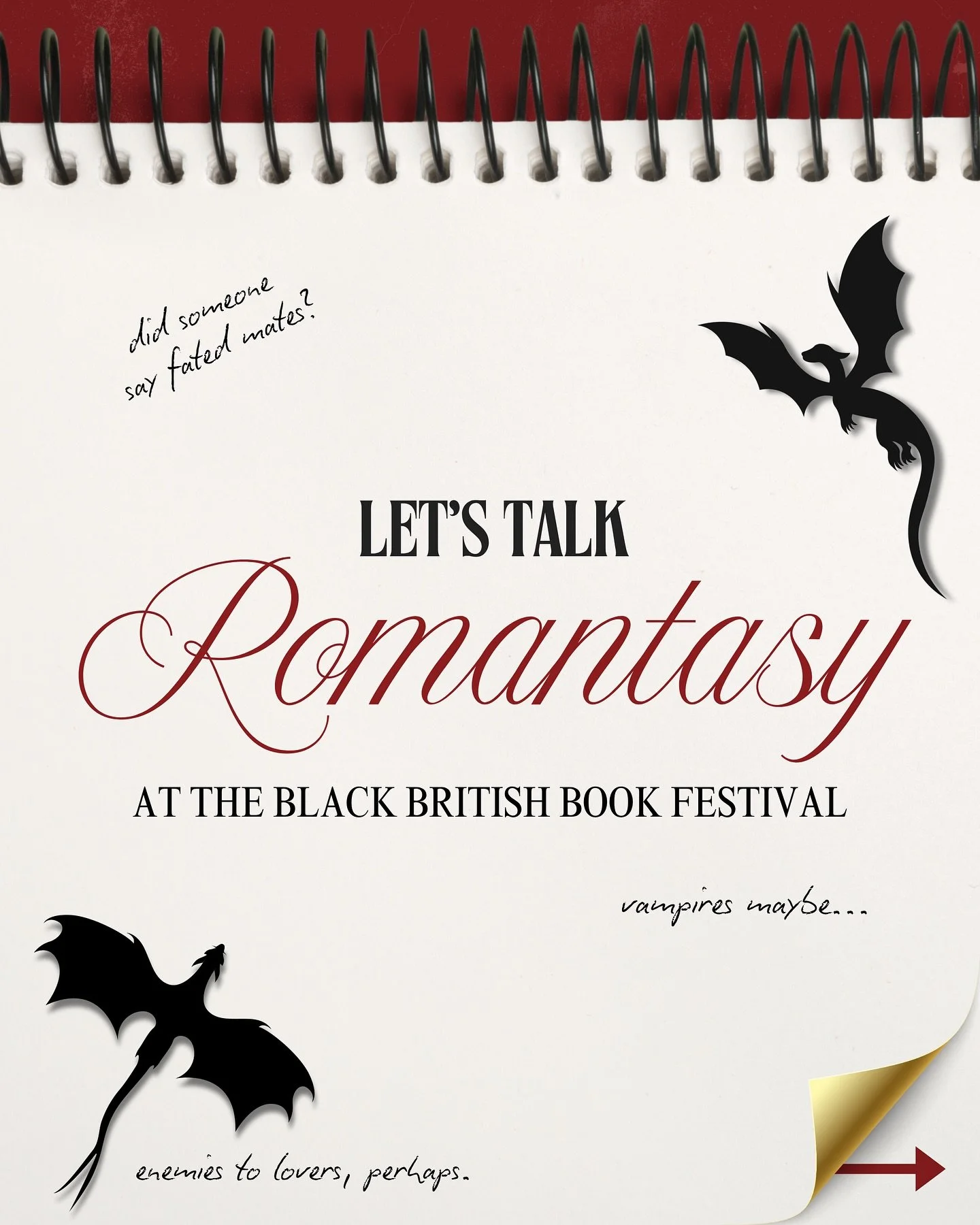 Why Romantasy taking over everything.⚔️🥀🕯️

I&rsquo;ll be in conversation with these amazing women at the Black British Book Festival talking about all things romantasy. 

🗓️ Join us on October 19: 6pm - 7pm 
🎟️ Ticket link in b!o