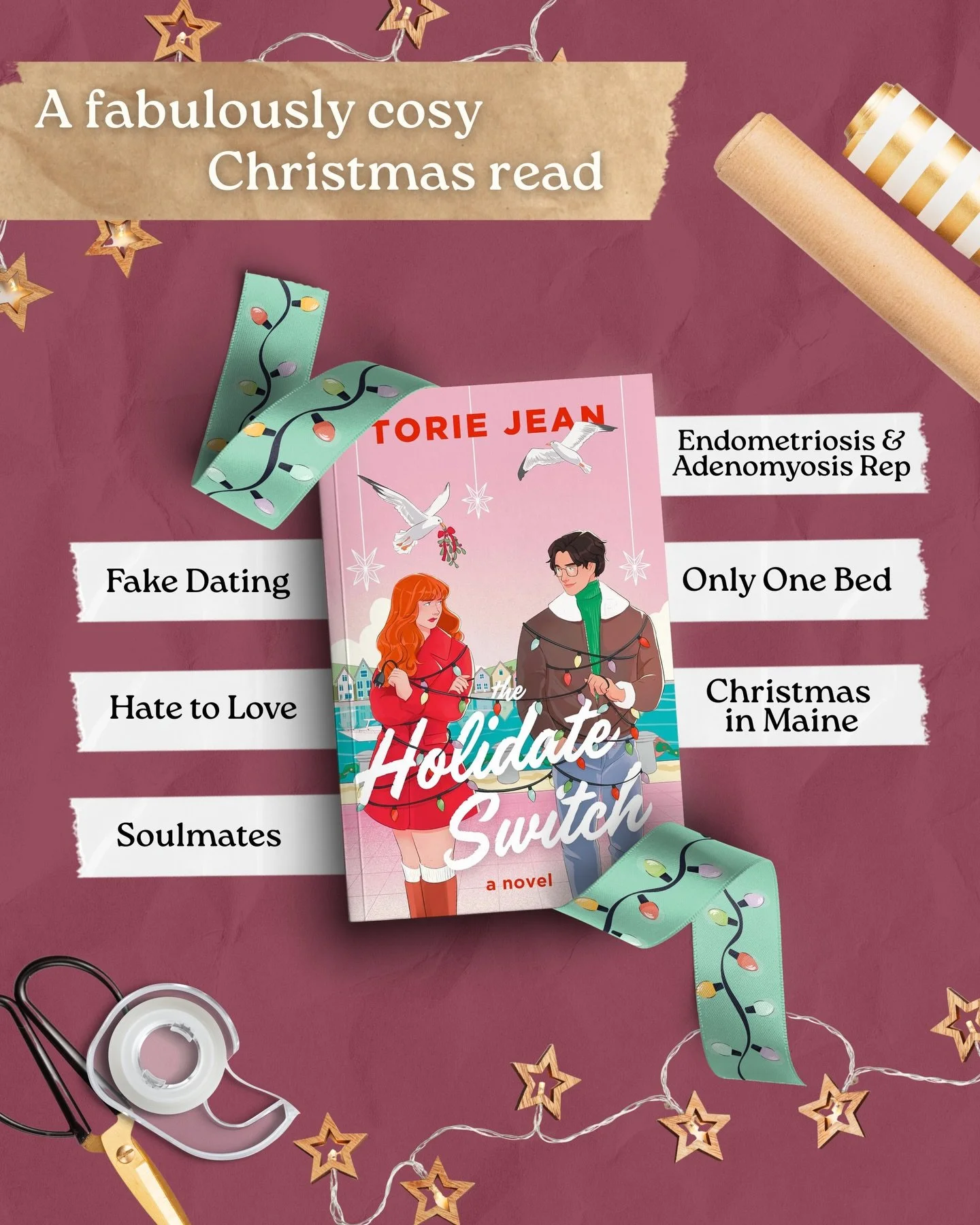 A fabulously cosy Christmas read you should all add to your TBR 💕