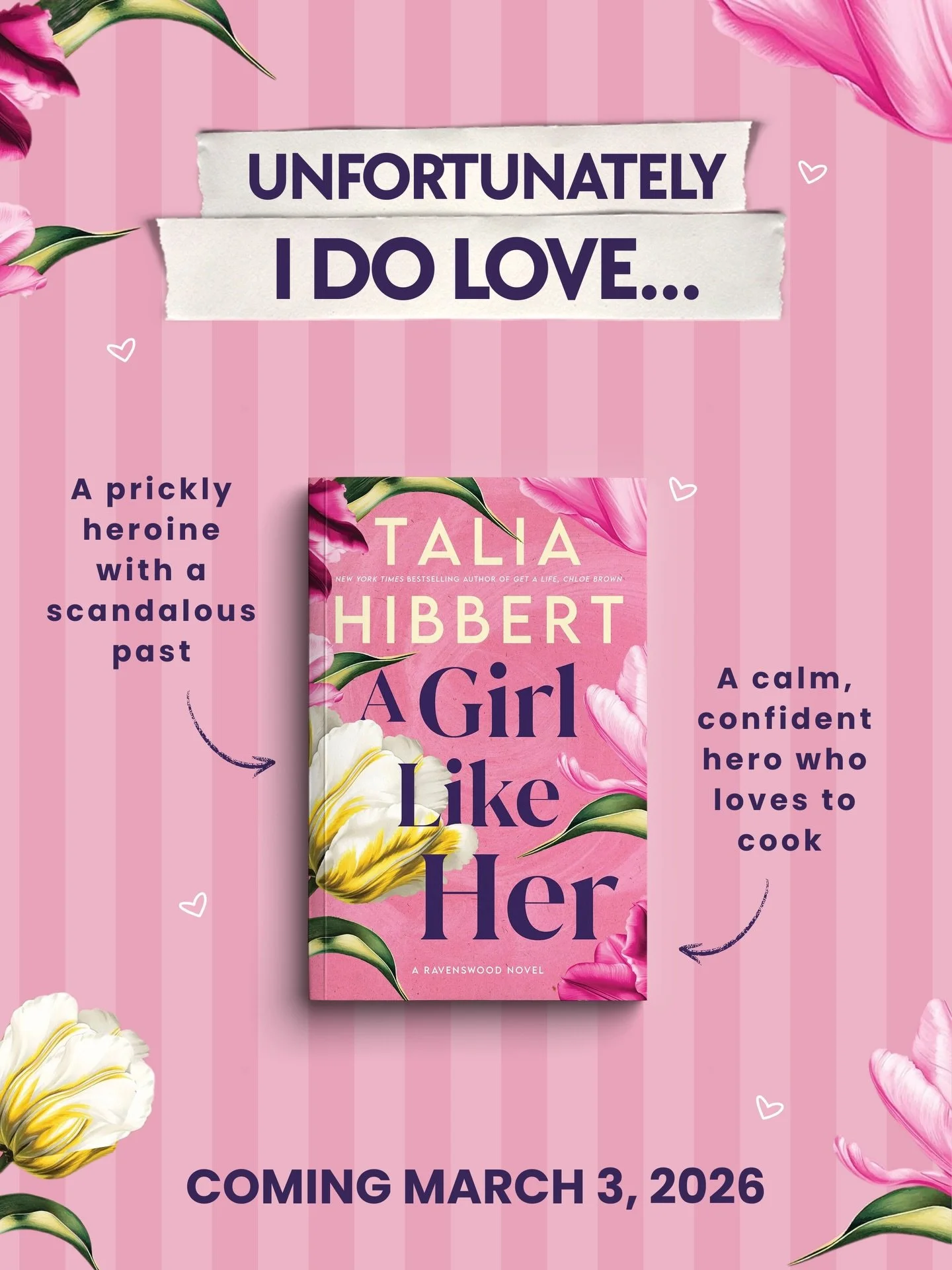 Except it&rsquo;s not unfortunate at all because I live for this stuff 🤓 a girl like her is such a quintessential Taliaverse book and Evan Miller is an OG Talia Hibbert hero. We love to see it! 

🎧: Karma x Taylor Swift 🫢💕

#agirllikeher #taliahi