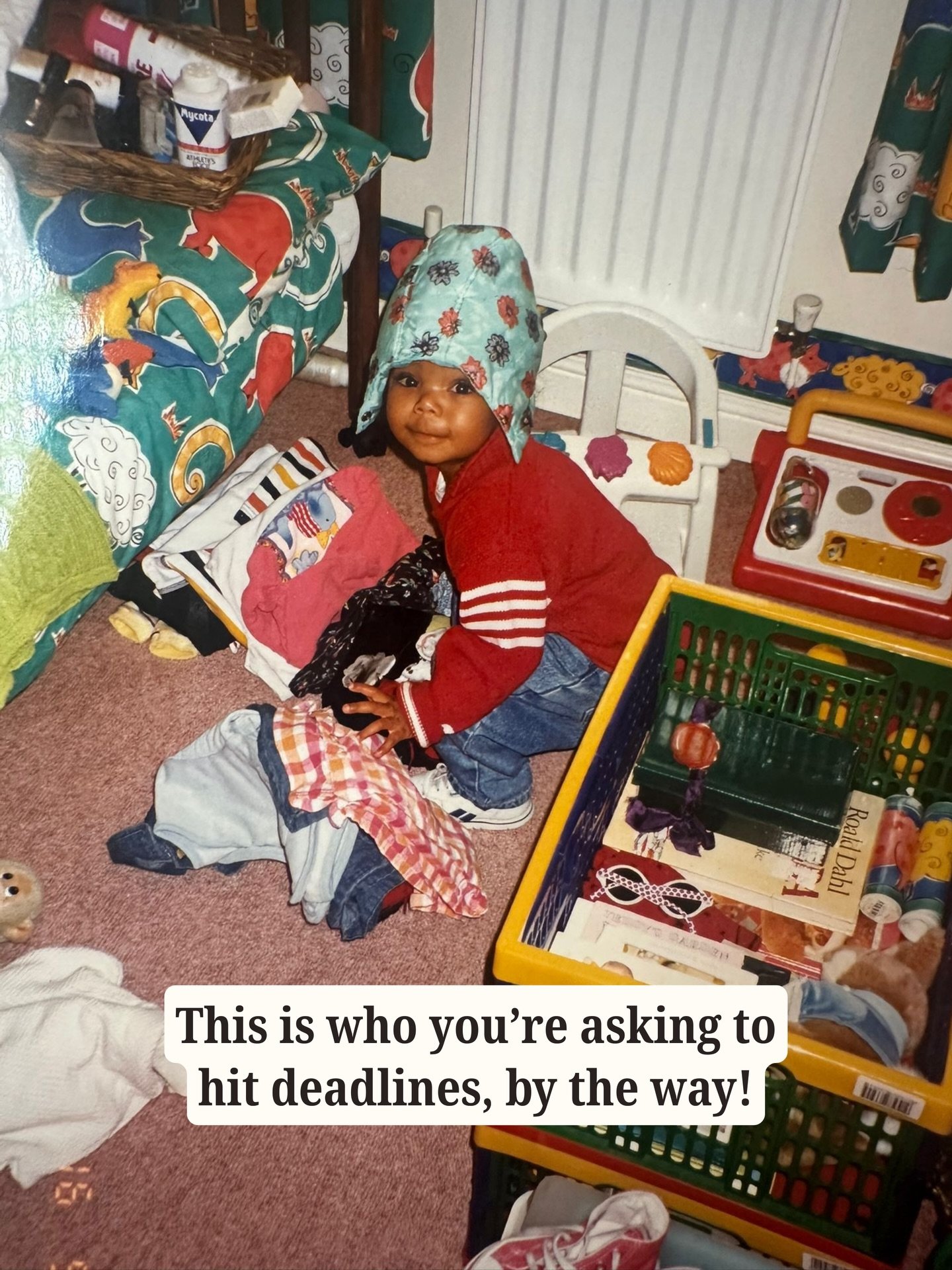 Mum cleared out the loft! Turns out I have not changed.