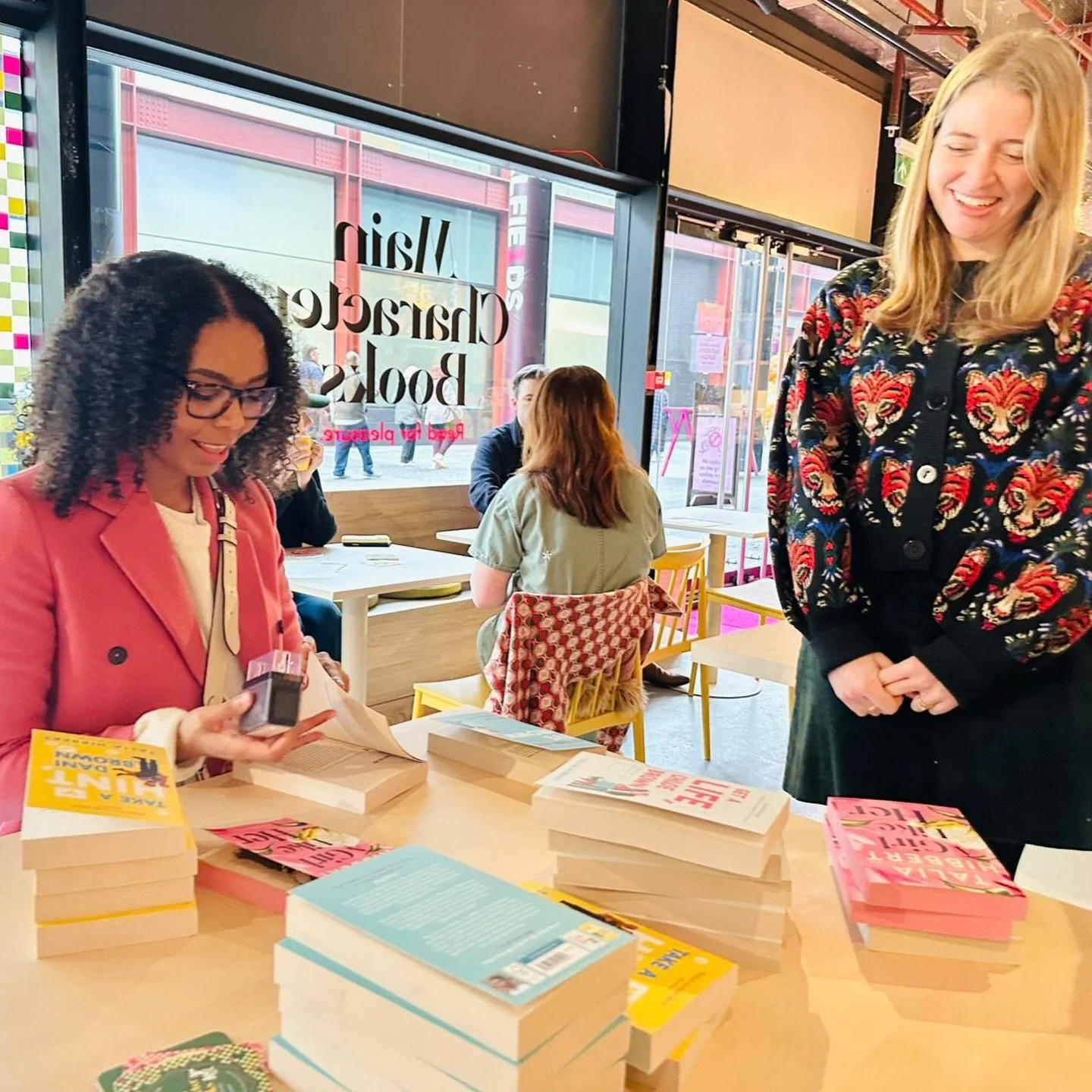 I had an incredible visit to main character books in London during their grand opening and that place is a dream, you guys. They had so many of my favourite romances in there, I couldn&rsquo;t even fit them into this carousel. Suffice it to say they 