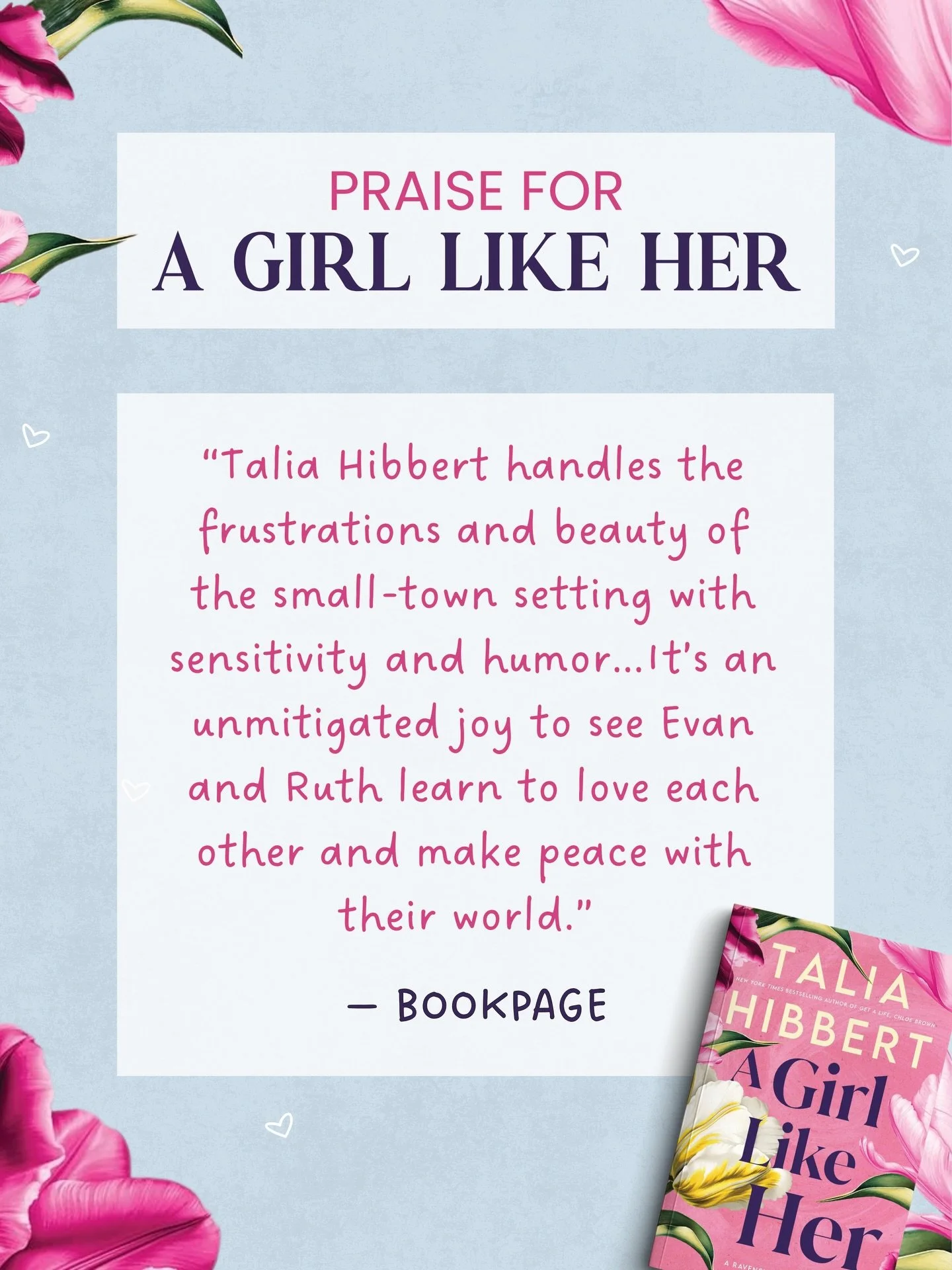 Incredibly thankful for all the love A Girl Like Her has been receiving! 🩷