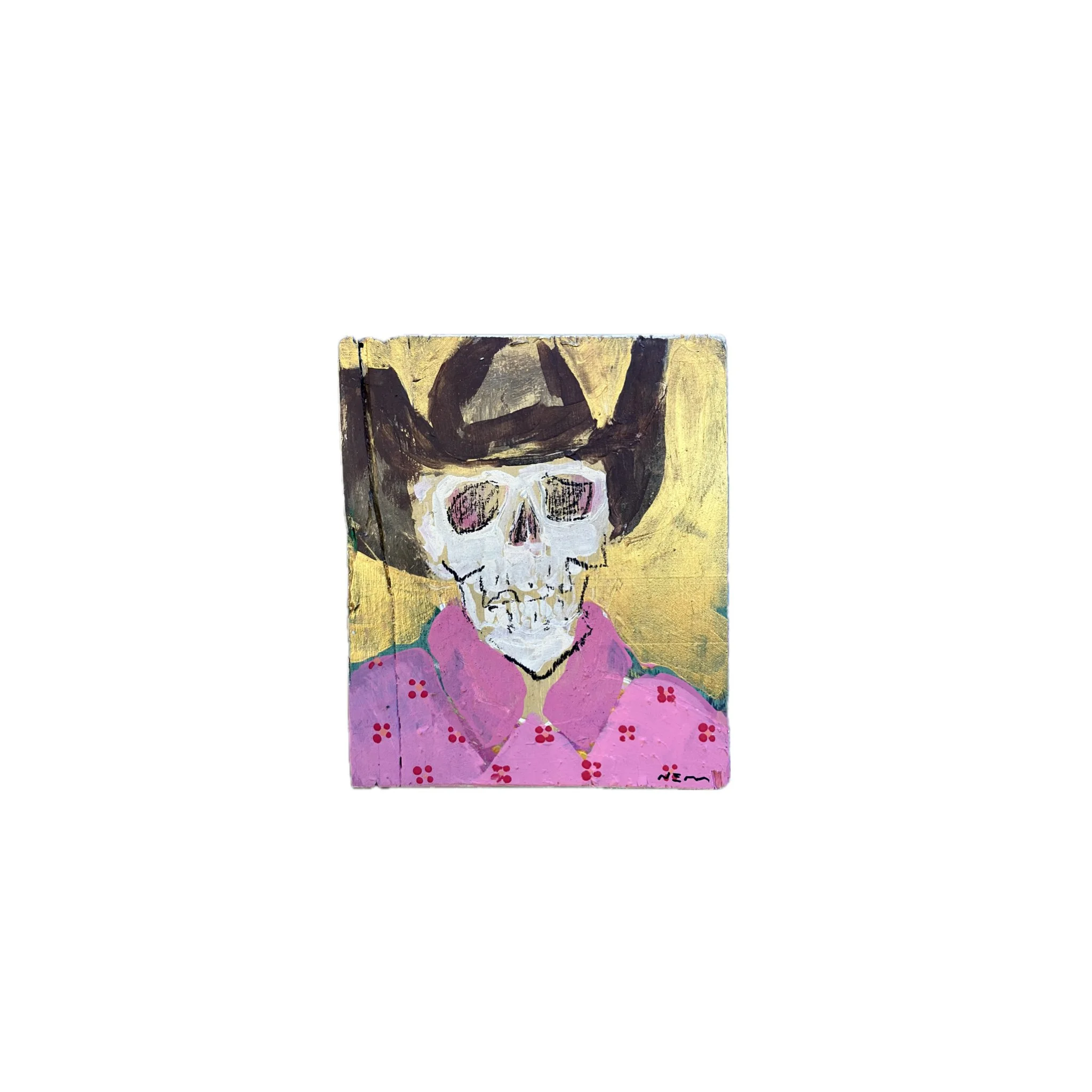 9"x8" Skull Boy 1/3
