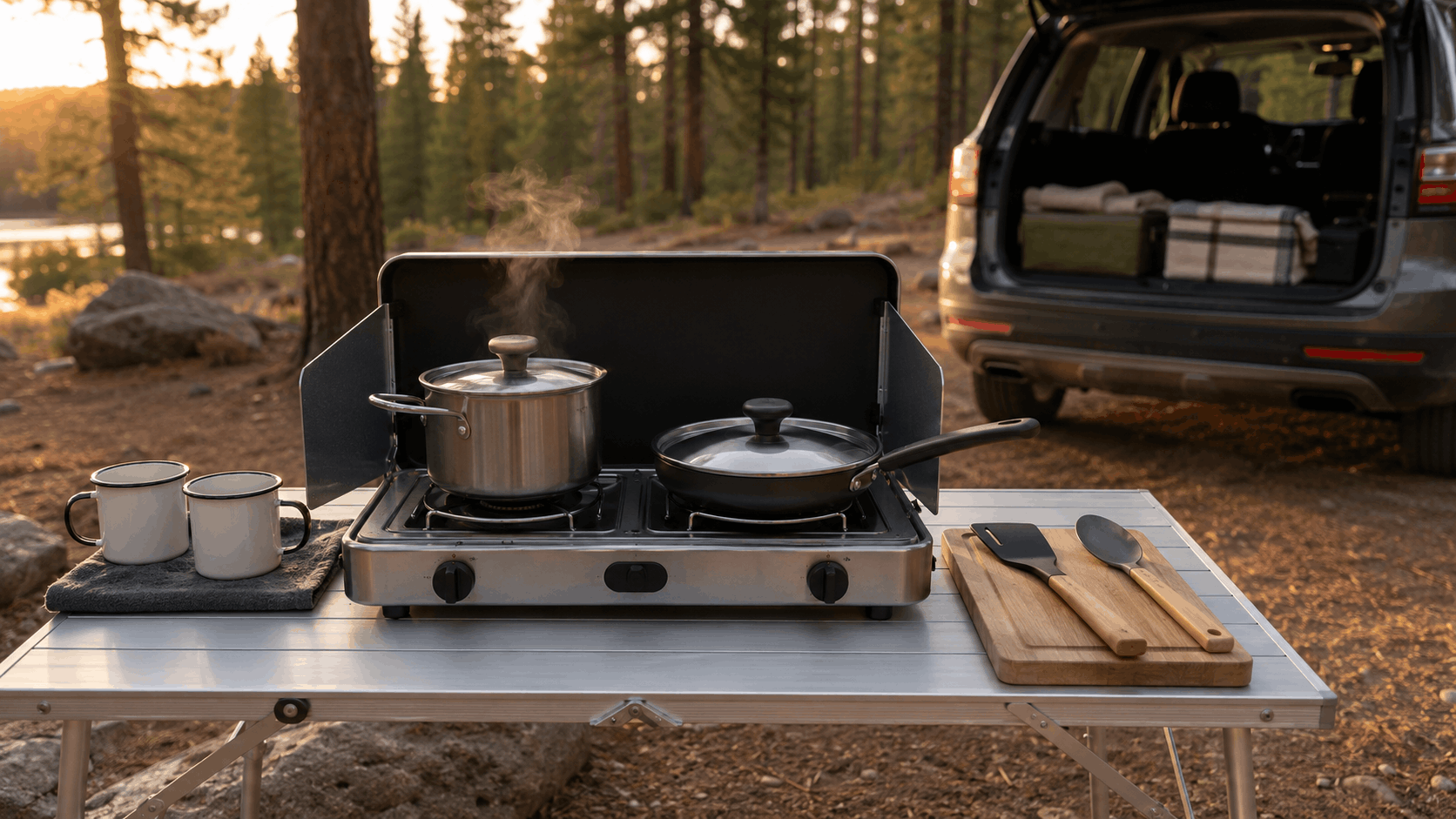 Ventilation for cars when out camping
