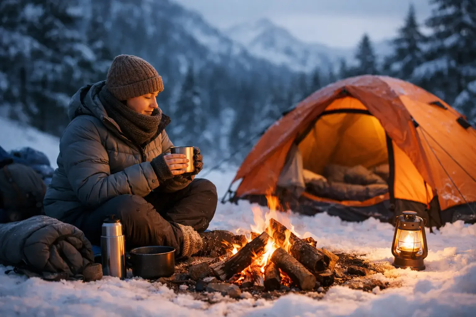 How to Stay Warm Camping Without Overpacking