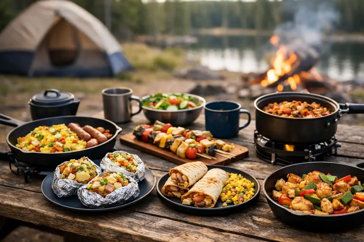 12 Easy Camping Meals for Beginners That Work