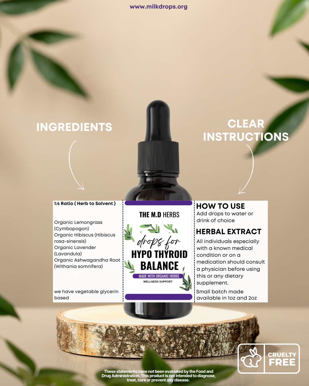 Drops for Hypothyroid Balance