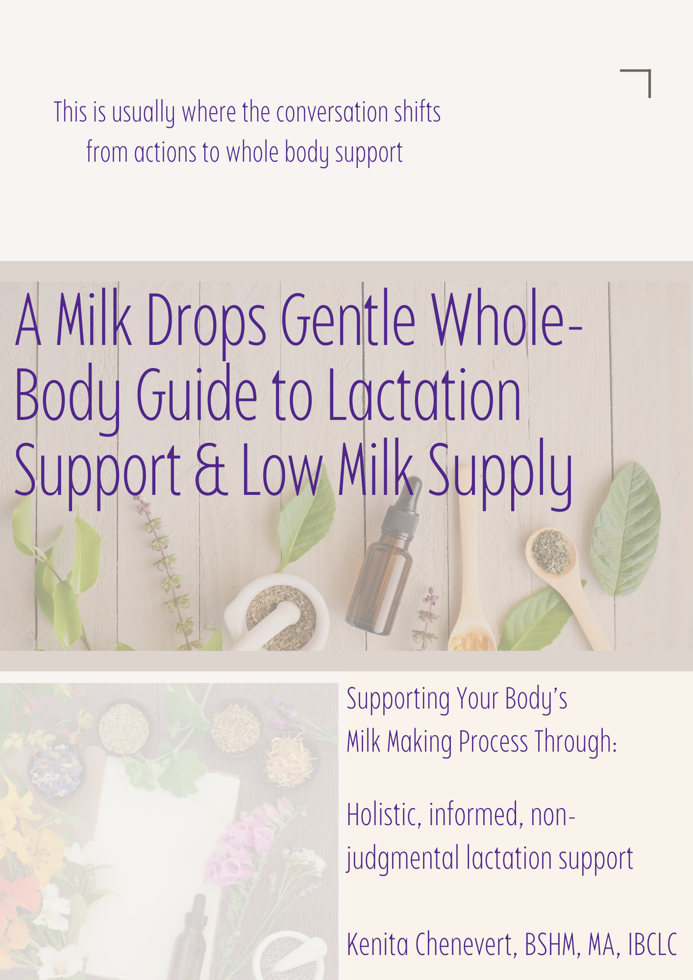 A Milk Drops Gentle Whole-Body Guide to Lactation Support & Low Milk Supply