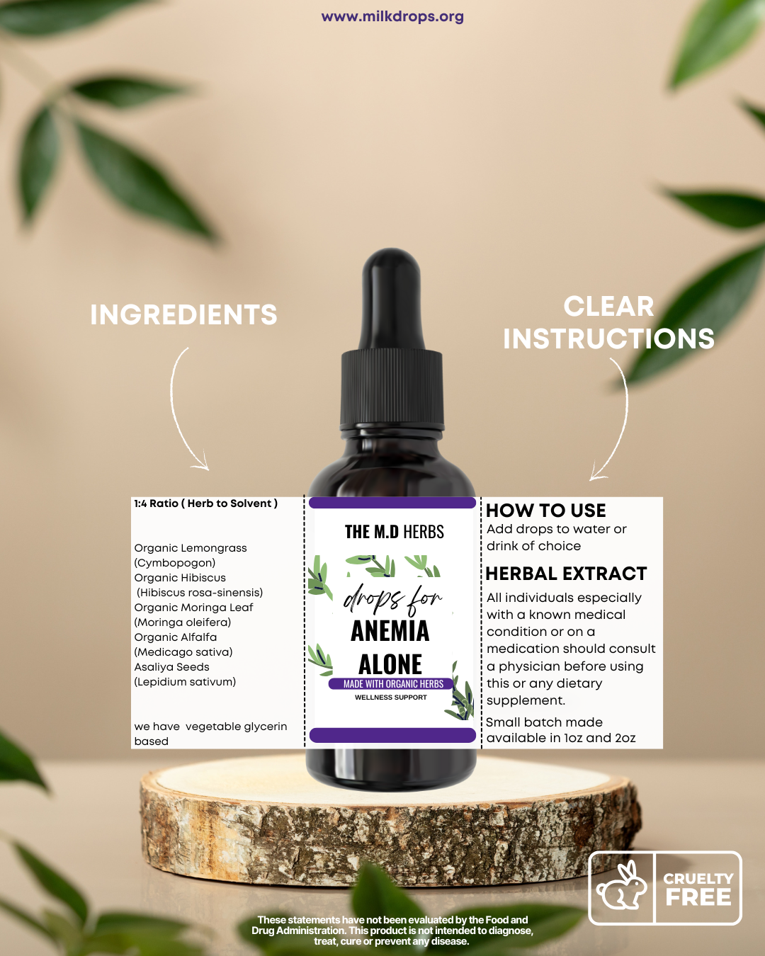 Drops for Anemia Alone