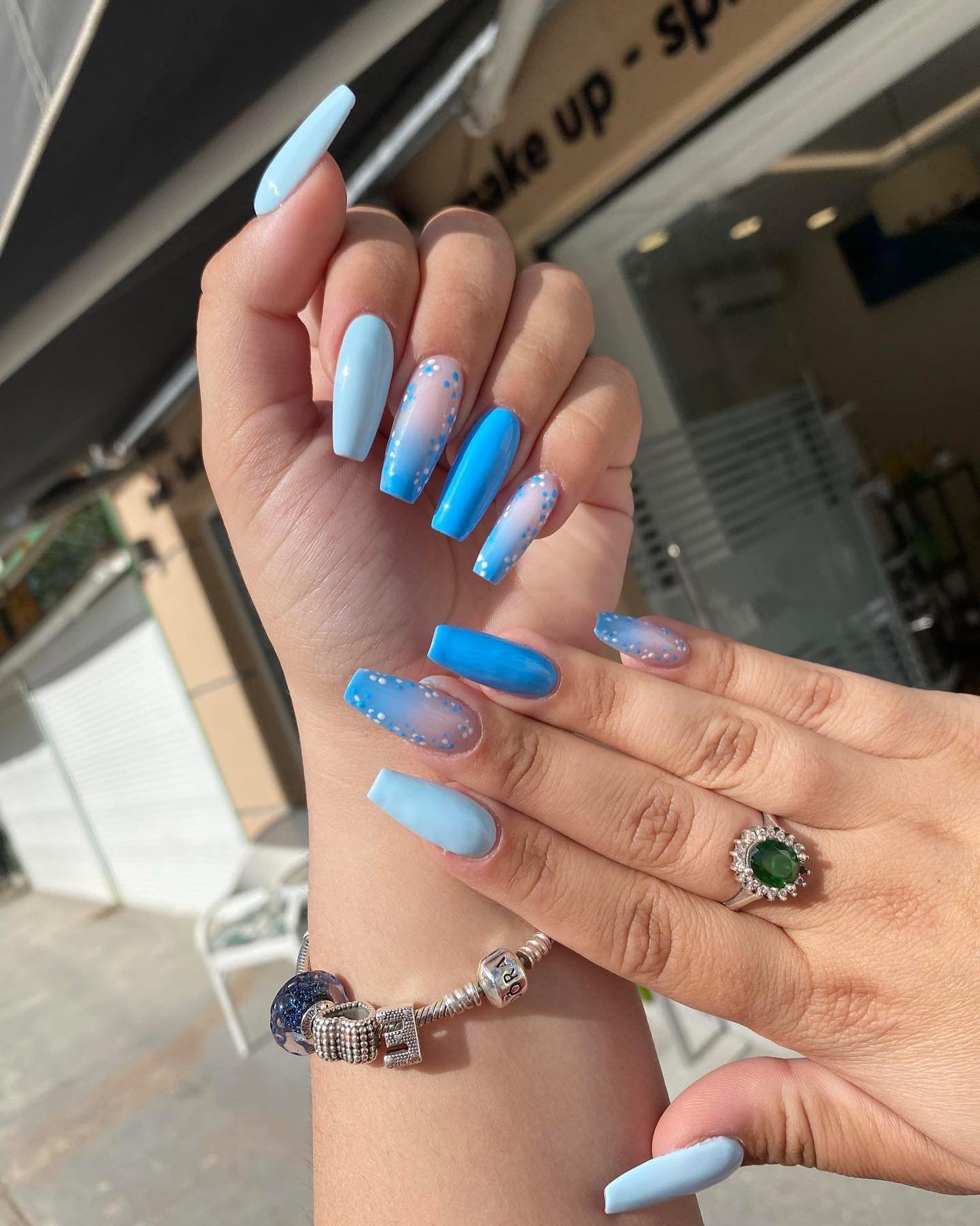 💙 Beauty Way: Blue design Acrylic Nails
 
#nails #nailsnailsnails #nailart #zante #zante_greece #laganas #nail #lovenails #naildesign #nailaddict #nailartist #nailtechlife#acrylic #acrylicnails #longnails #nailsblue #nailsblue💙#nailartist#nailsofin