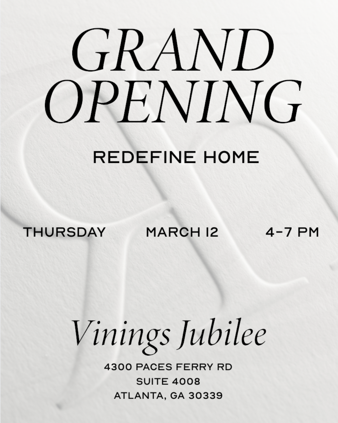 Redefine Home Grand Opening