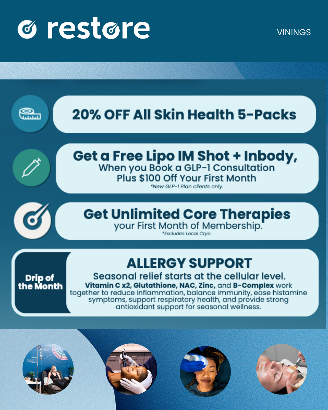 Restore March Specials