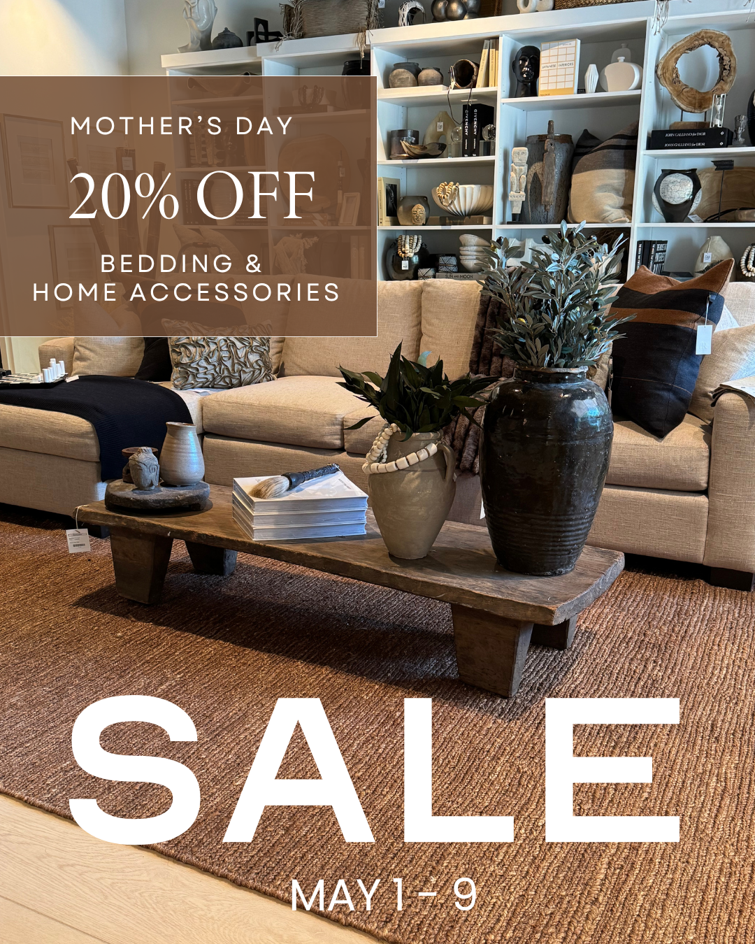 Mother’s Day Sale at Redefine Home