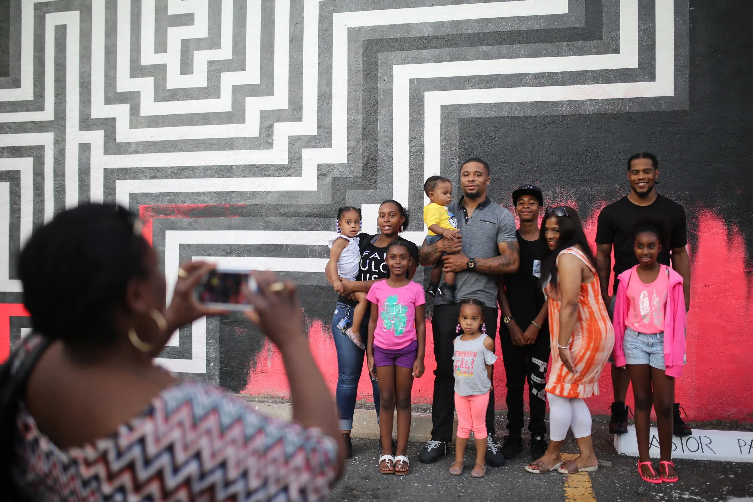 Mural looms large