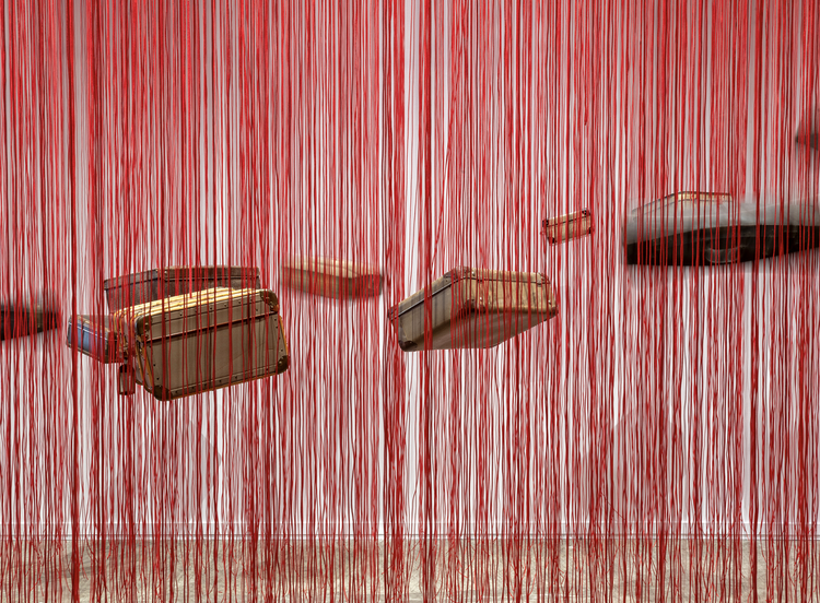 Home Less Home by Chiharu Shiota