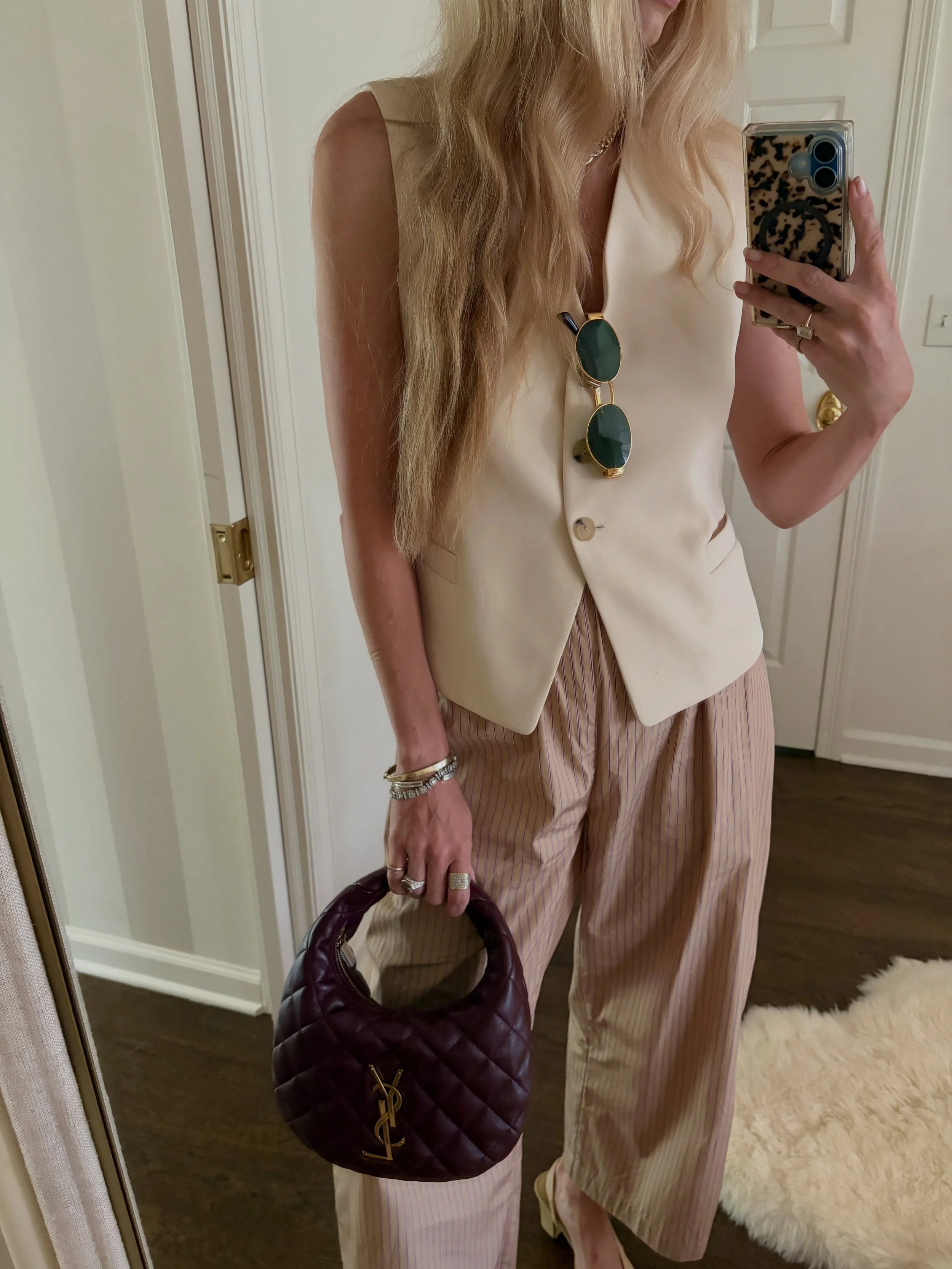Labor Day is behind us, everyone is in town for NYFW and it&rsquo;s back-to-school vibes. Currently leaning on poplin pants, sling backs and vests for transitional weather. Looks that say &ldquo;boss lady&rdquo; before blazers and boots can do the wo