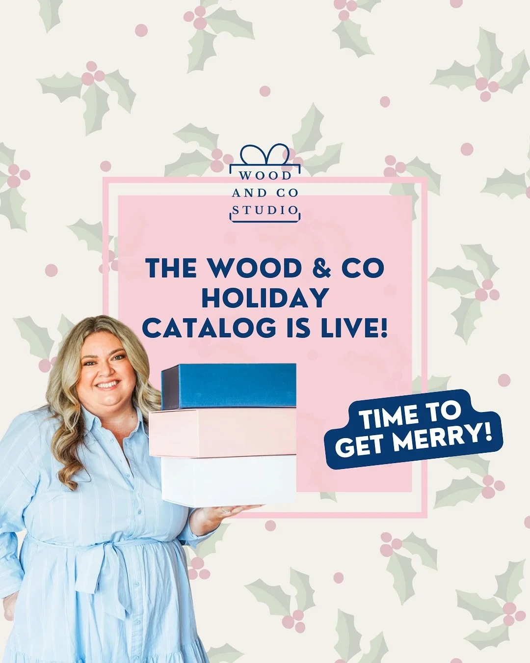 It&rsquo;s officially gifting season, friends! 🎁✨

The Wood &amp; Co Holiday Catalog is live and orders are already rolling in.

I could not be more excited for you to see what we&rsquo;ve created this year!
From simple, ready-to-ship gifts to fully