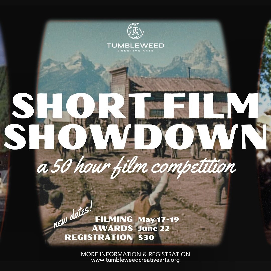 It&rsquo;s time to make a movie! Next weekend we are hosting Tumbleweed&rsquo;s first creative competition: the Short Film Showdown.

From 5/17 at 6:00pm to 5/19 at 8:00pm you and your team will write, shoot, edit and submit a film between 1 and 7 mi