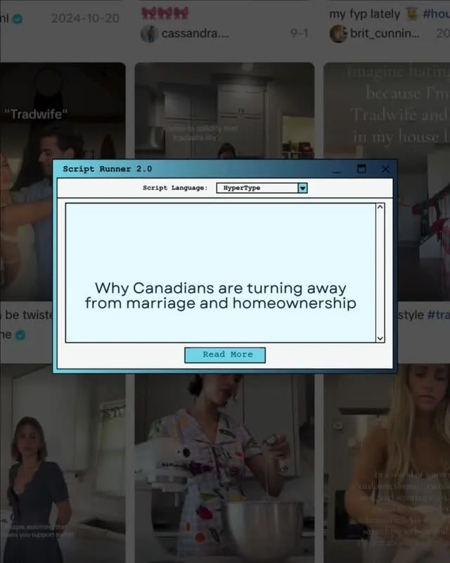 From farm life to tradwives, alternative lifestyle content is slowly taking over our feeds... But is social media glamorizing this lifestyle without sharing the work it takes to get there? 👀⁠
⁠
We&rsquo;re seeing an increase in Canadians who pack th