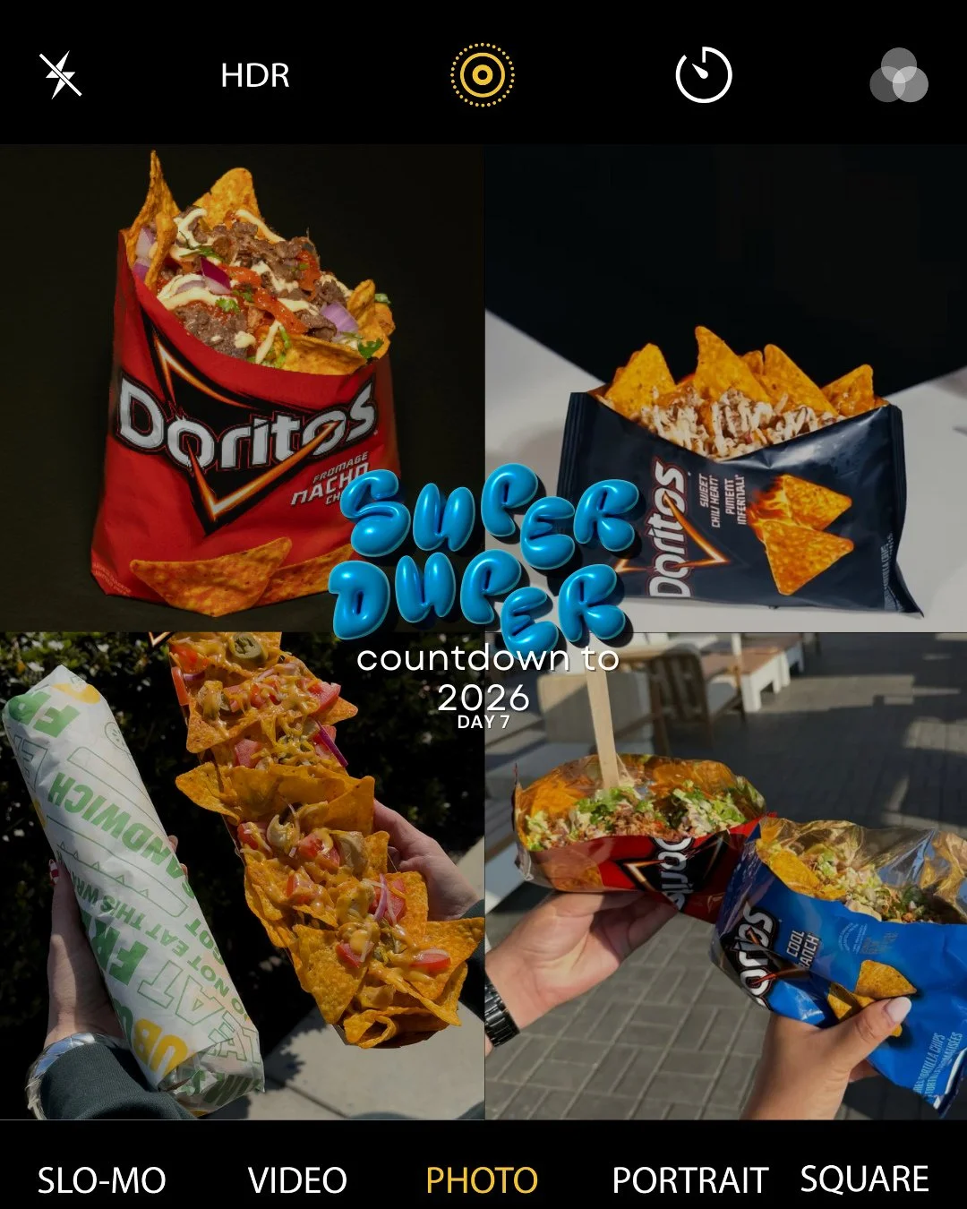 brb drooling over our Doritos collabs this year for day 7! 🤤 From Super Bowl ads to exclusive parties&hellip; safe to say our calendars were full🙂&zwj;↕️⁠
⁠
keywords: social content creation, social media agency, social media marketing, brand colla