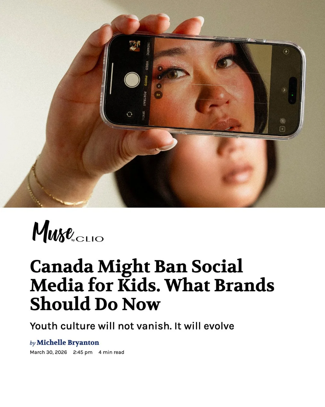 With multiple countries including Canada exploring legislation that would ban social media for Gen Alpha (pretty much anyone under 16 years old), what does that mean for brands who cater to them? 👀⁠
⁠
Our President Michelle breaks it down in her lat