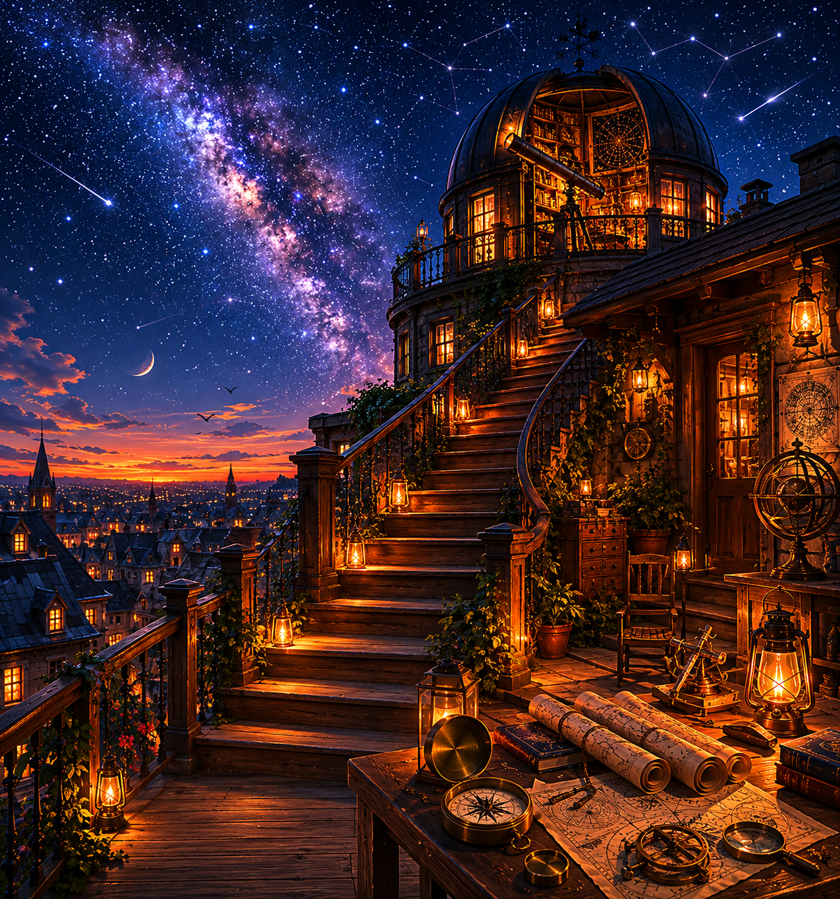 Come upstairs & learn about The Observatory!