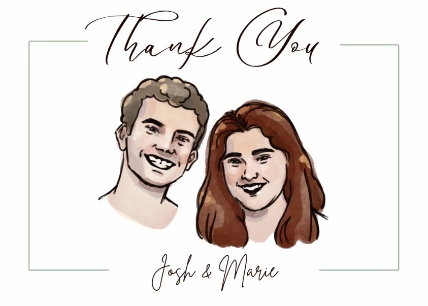 Commission - Wedding cards