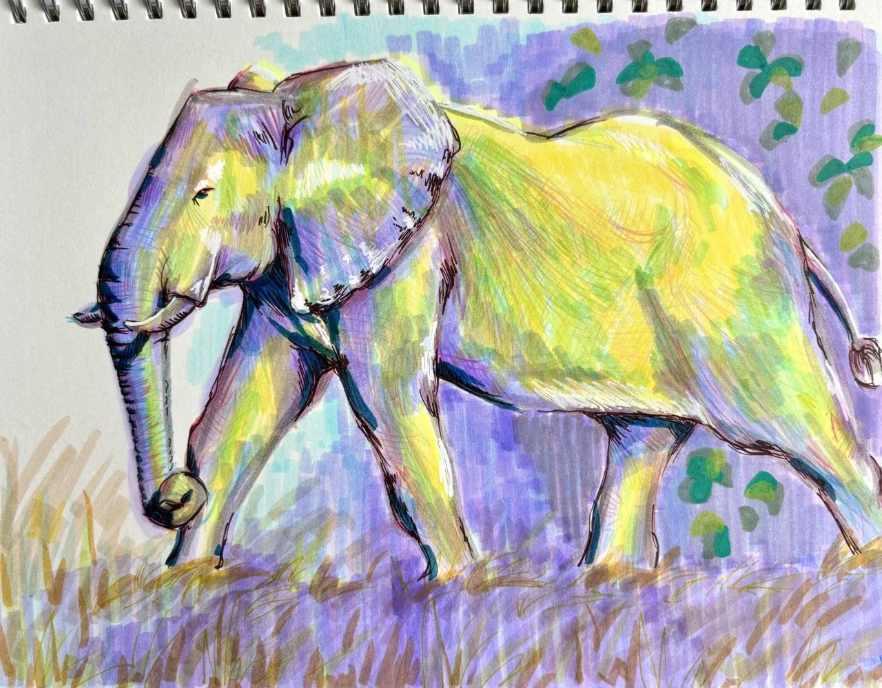 Personal Art - Traditionally drawn with markers, pens and pencils