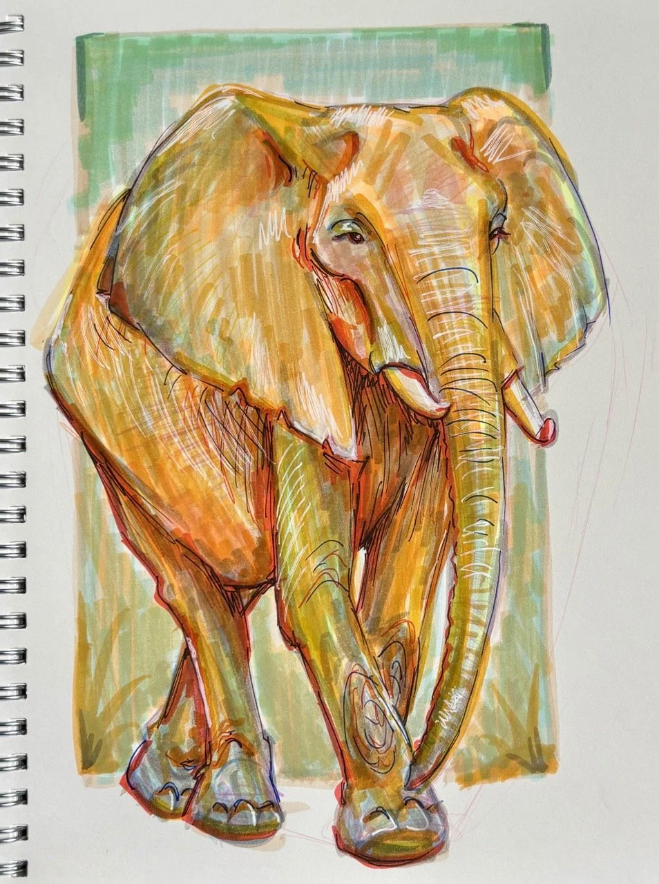 Personal Art - Traditionally drawn with markers, pens and pencils