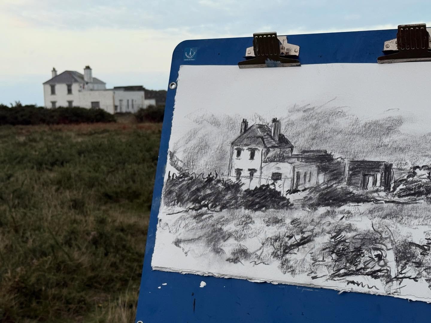 The Old Shore Station in all its dereliction.