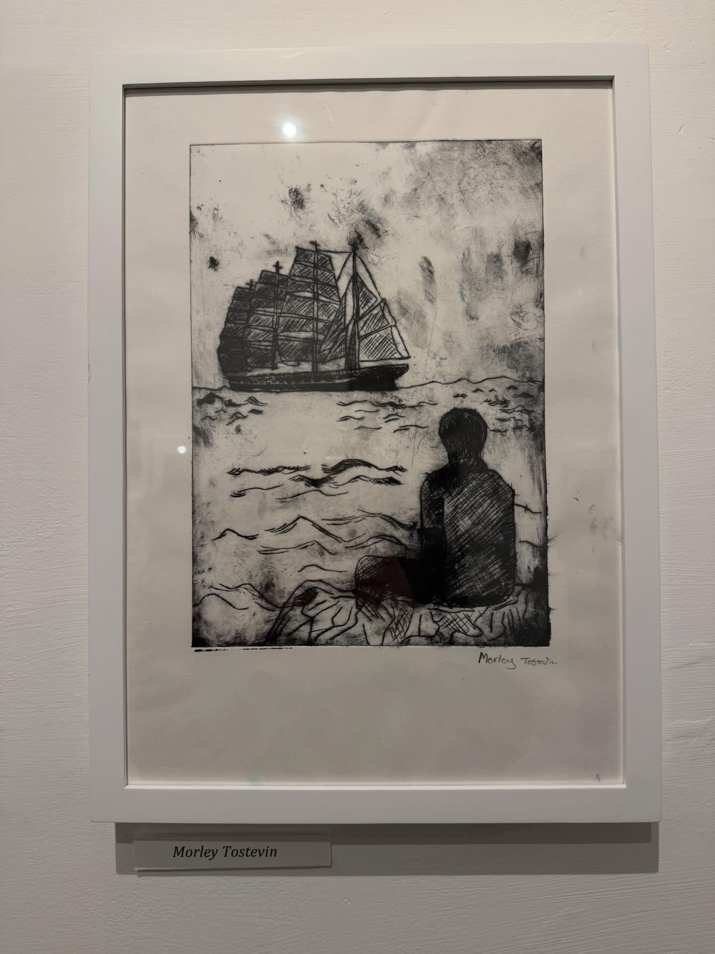 Tonight at @gatehousegalleryec it was really wonderful to see the work of the hugely talented year 9 students. They have been doing an illustration project on the work of Victor Hugo - our most famous French resident.