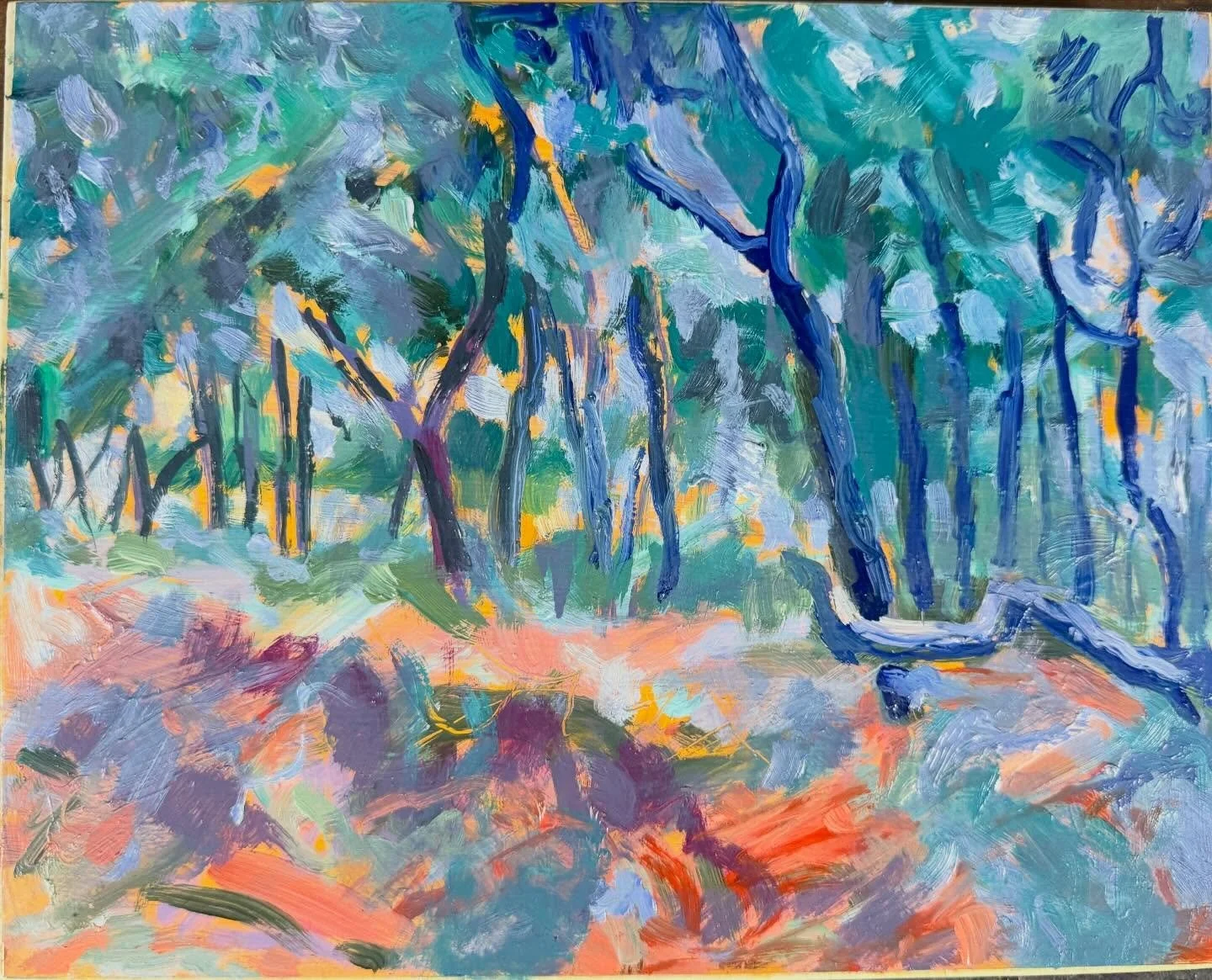 More sitting with some of the work for my exhibition to identify any problems. Somehow, in removing it from the studio, it&rsquo;s easier to be more objective about it.