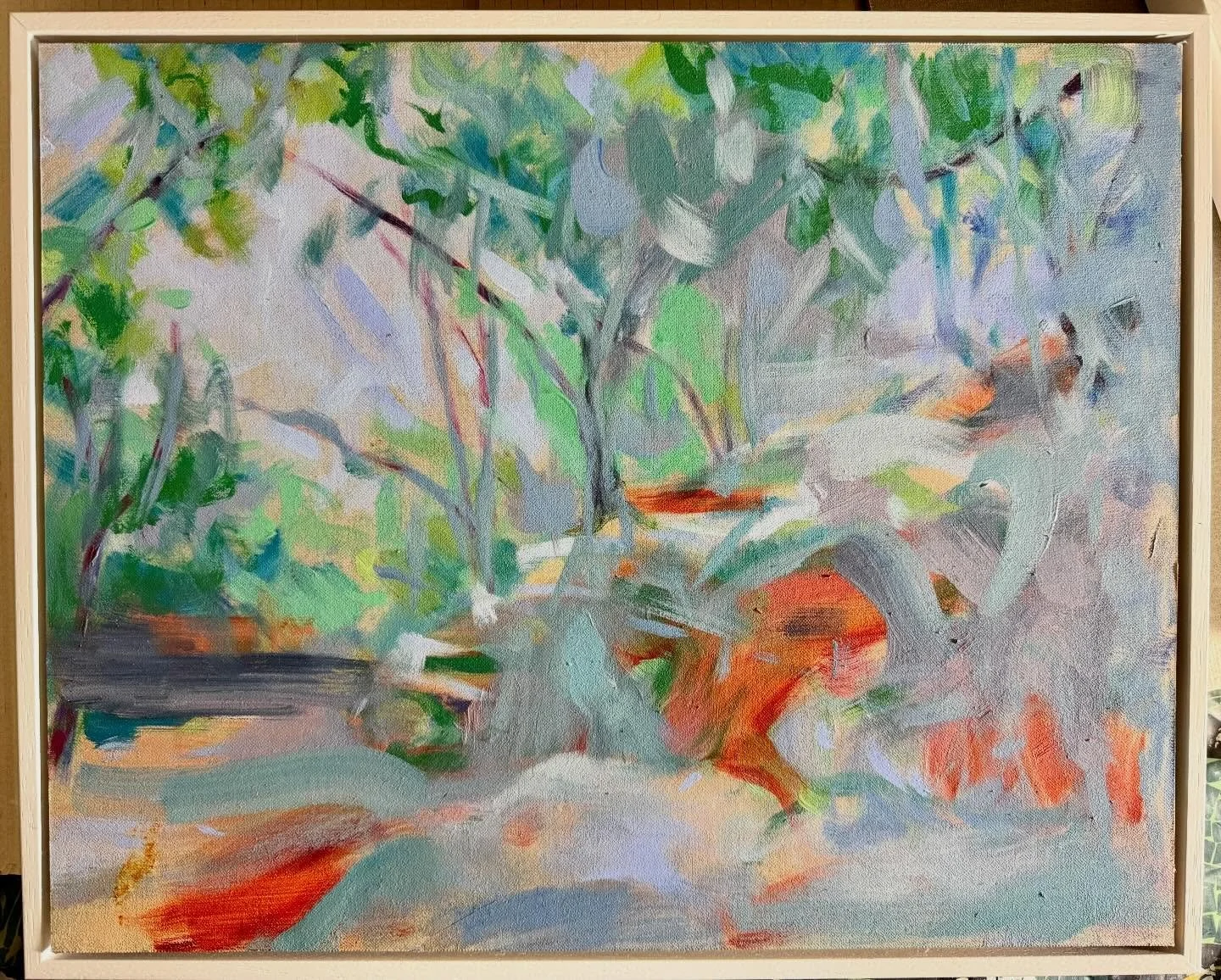 A couple more paintings ready for hanging tomorrow ahead of our show next Friday.