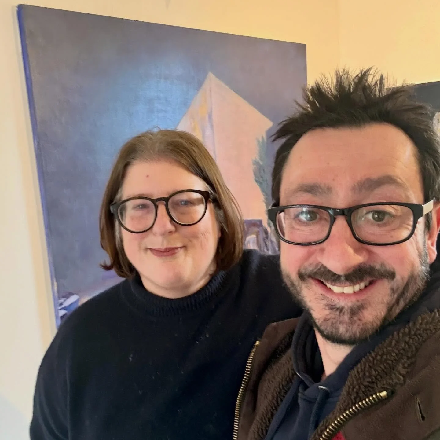 All sorted at the gallery now with @aaron.yeandle, the final couple of photographs hung ready for the PV on Friday!