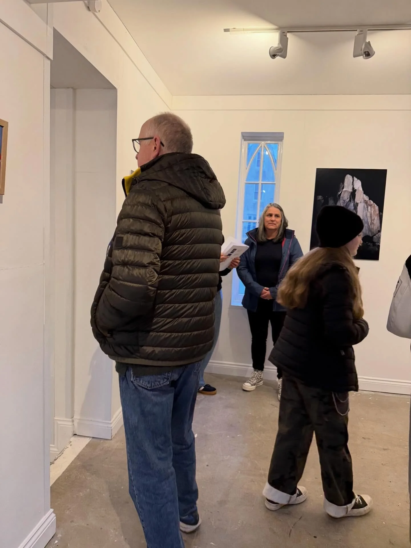 Lovely to see so many people at the opening of Hinterland tonight! Thank you so much for visiting!