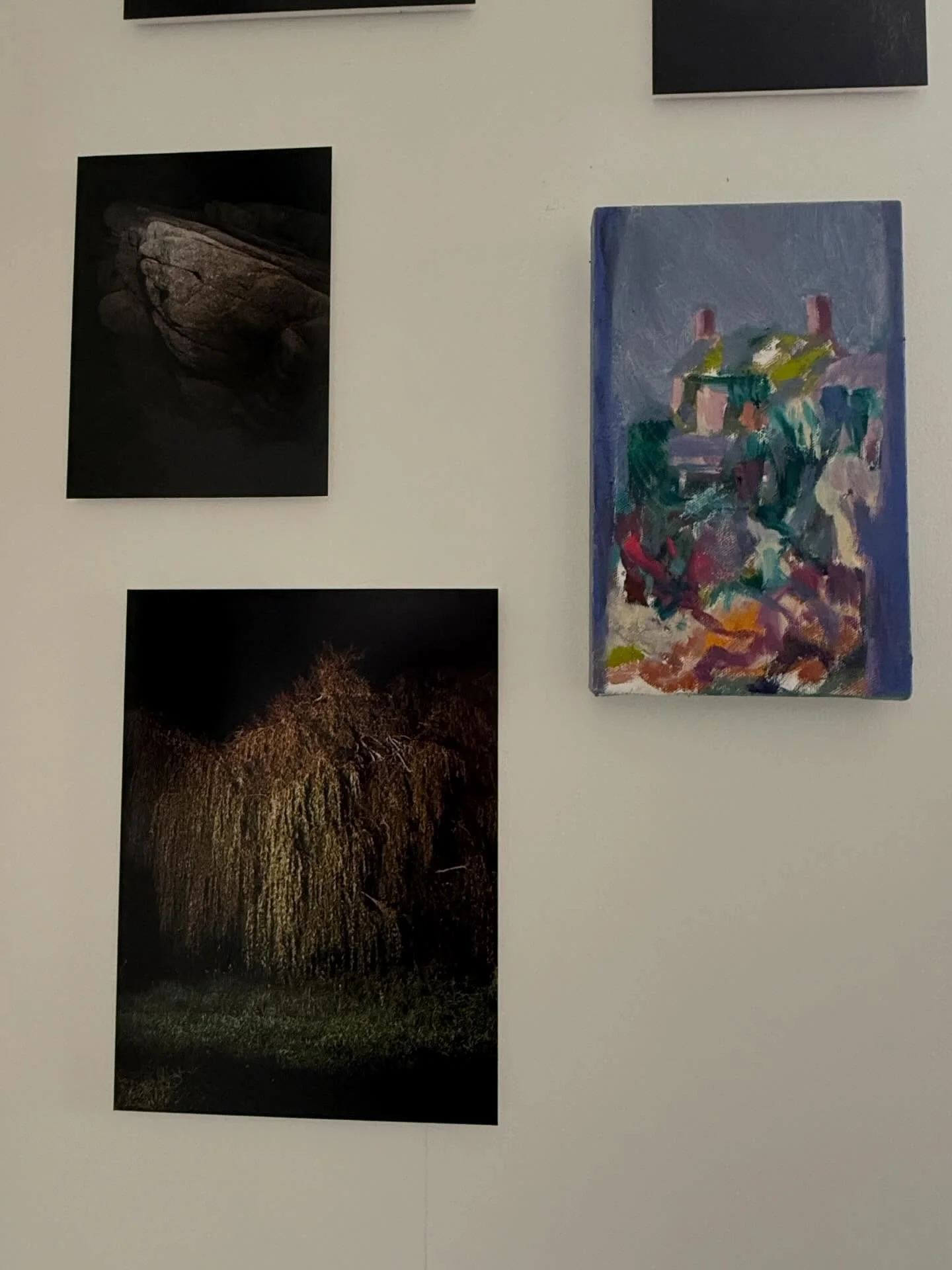 Hinterlands - a landscape exhibition by Aaron Yeandle and Fiona Richmond continues today at the GateHouse Gallery. Ideal for wandering and pondering on a grey spring day.