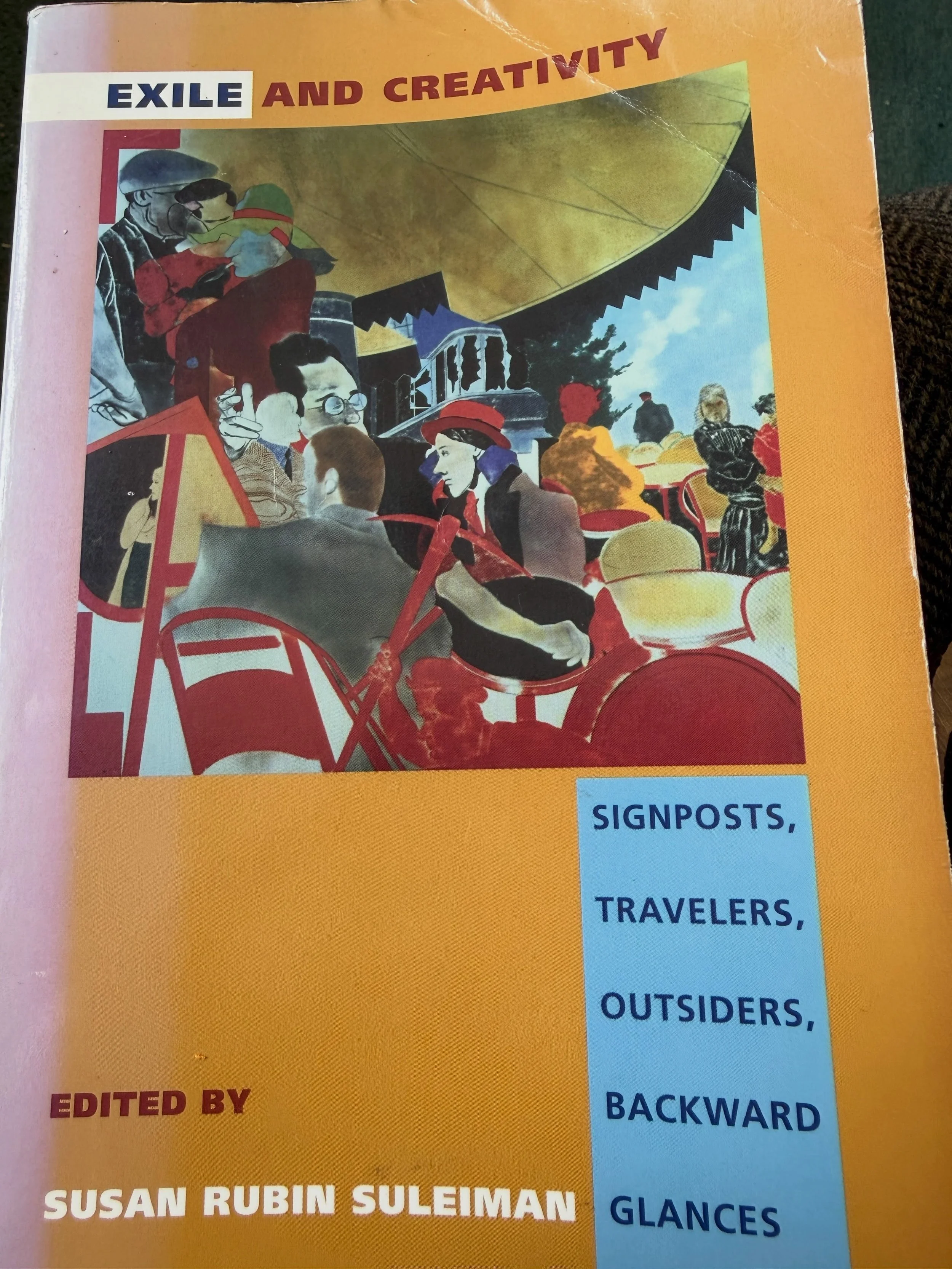 Another book recommendation, as people seem to appreciate them! I came across this gem recently which focuses on displacement and creativity.  I&rsquo;m greedily dipping in and out of two or three essays within it at the moment - H&eacute;l&egrave;ne